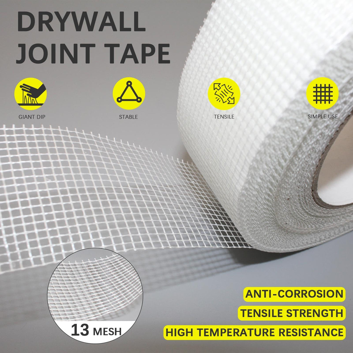 6" 100 Feet Drywall Joint Tape