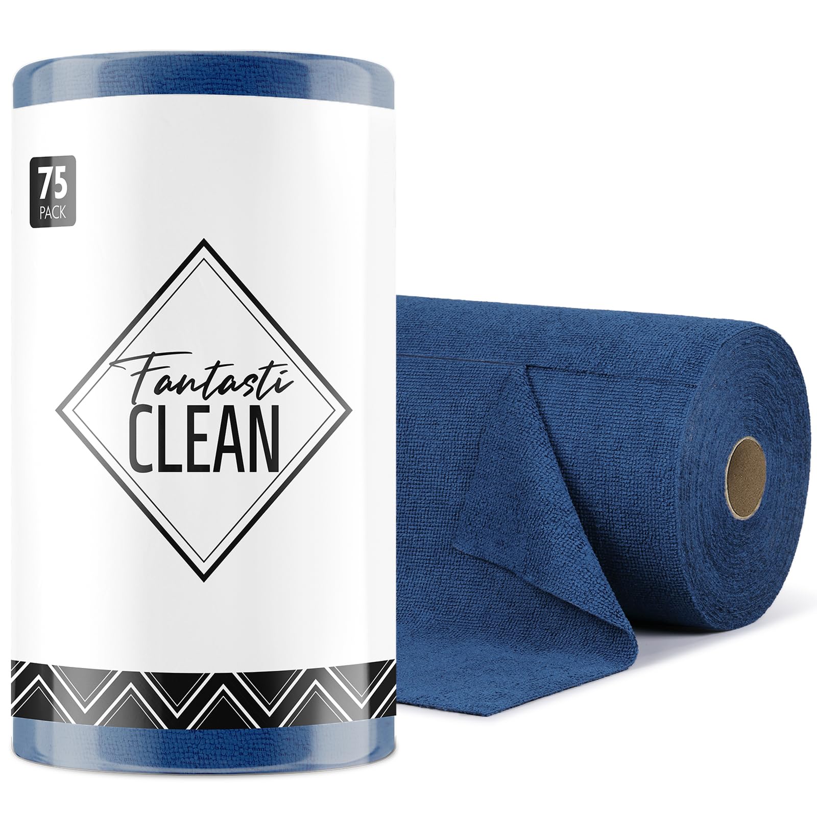 Microfiber Cleaning Cloth Roll (75 Count)