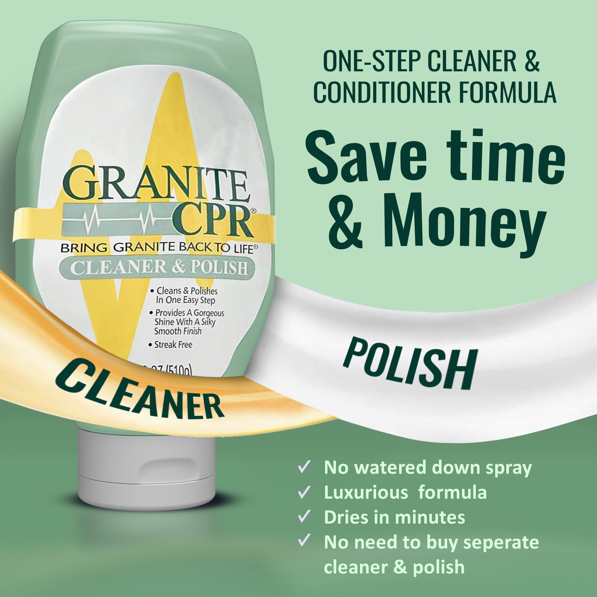 Granite CPR Cleaner & Polish Can Be Used Daily On Granite (18 Fl Oz)