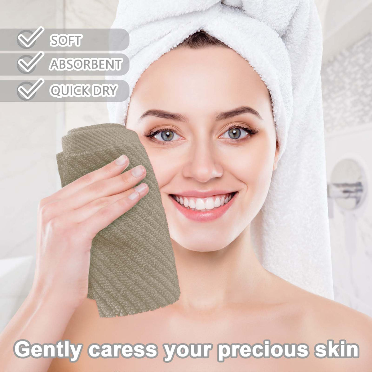 Face Cloths 6PC (6 Count)