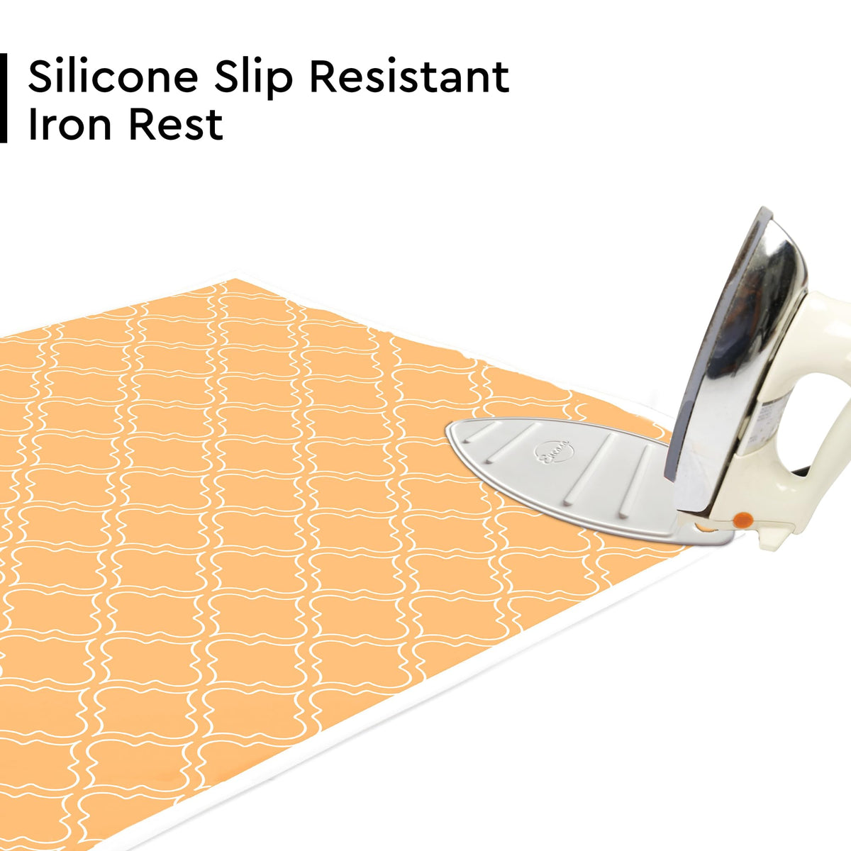 Ironing Mat Heat Resistant Pad 48"x28" Peach Tiles