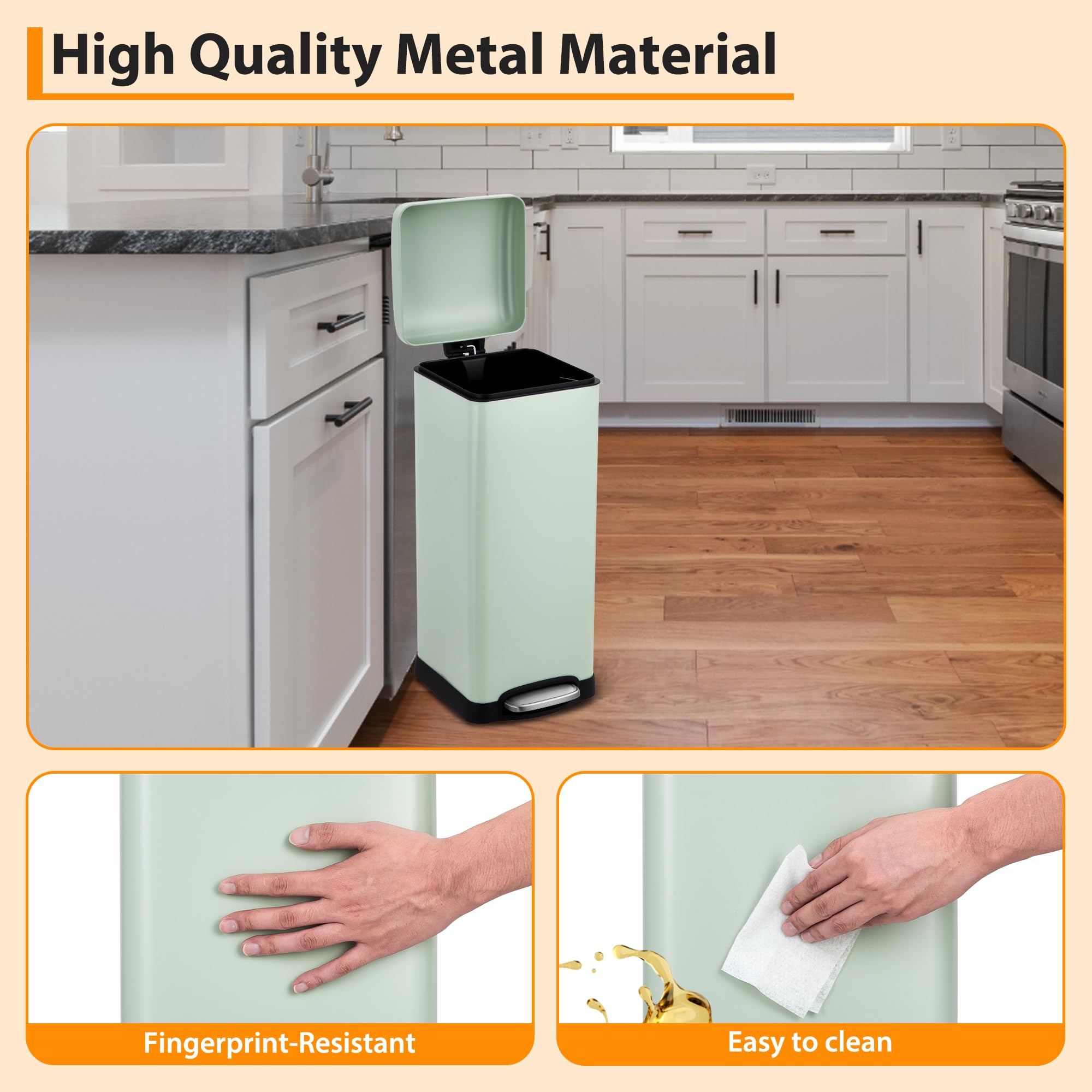 8Gallon 30l Kitchen Trash Can