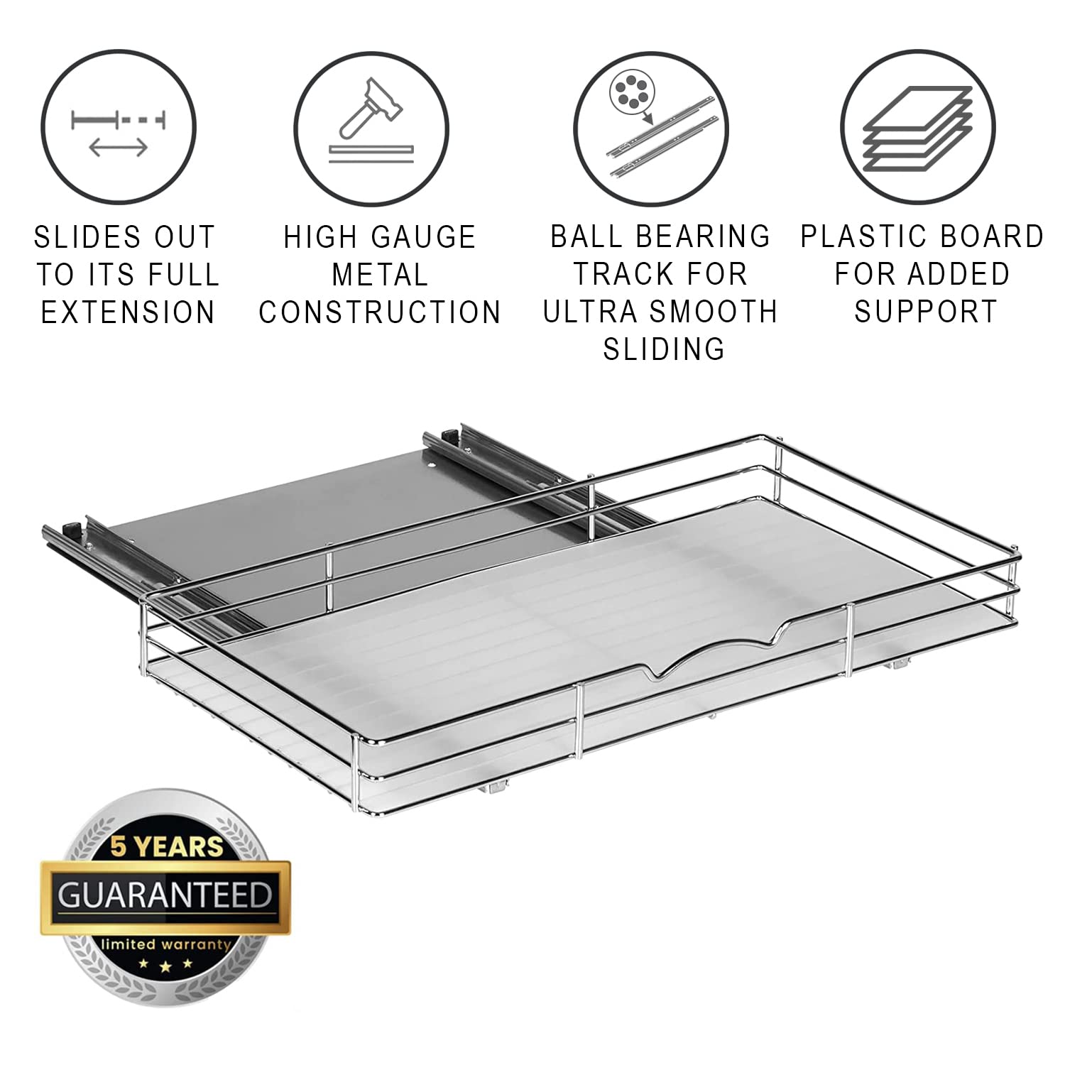 Pull Out Cabinet Spice Rack Organizer