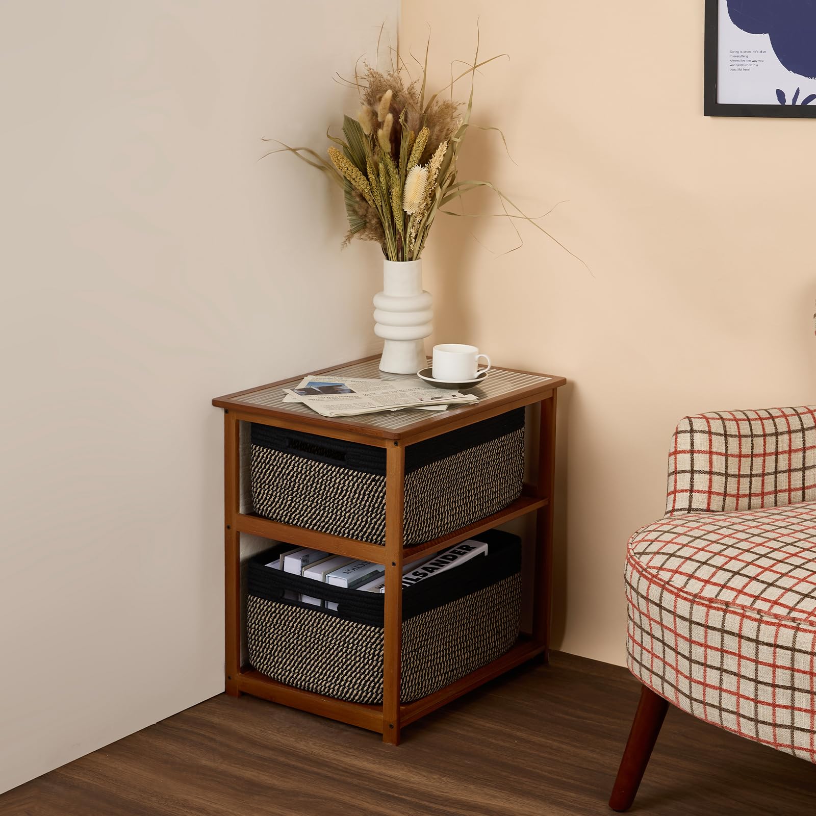 Large Storage Baskets for Organizing (4 Count)