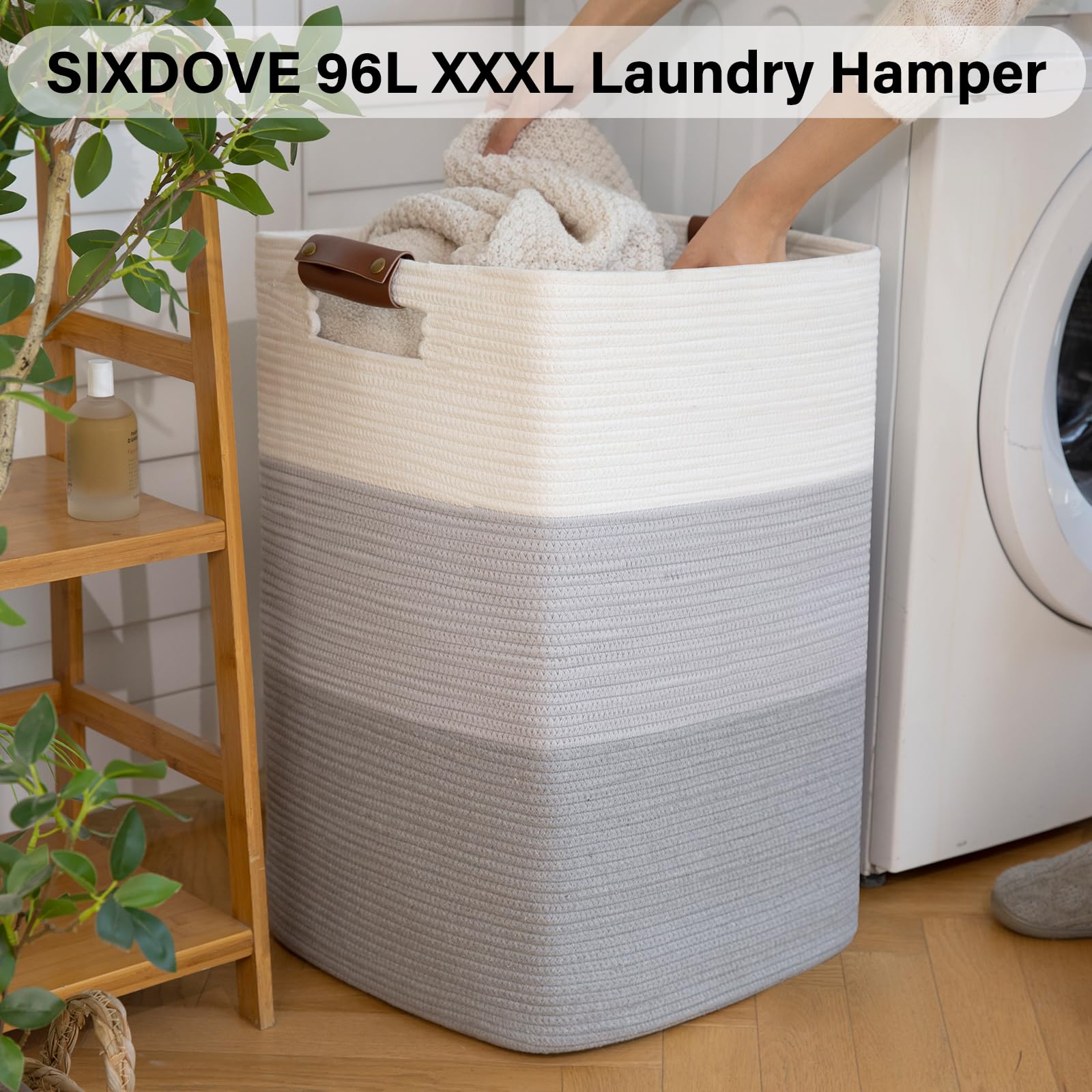 Laundry Hamper 96L Extra Large Laundry Basket