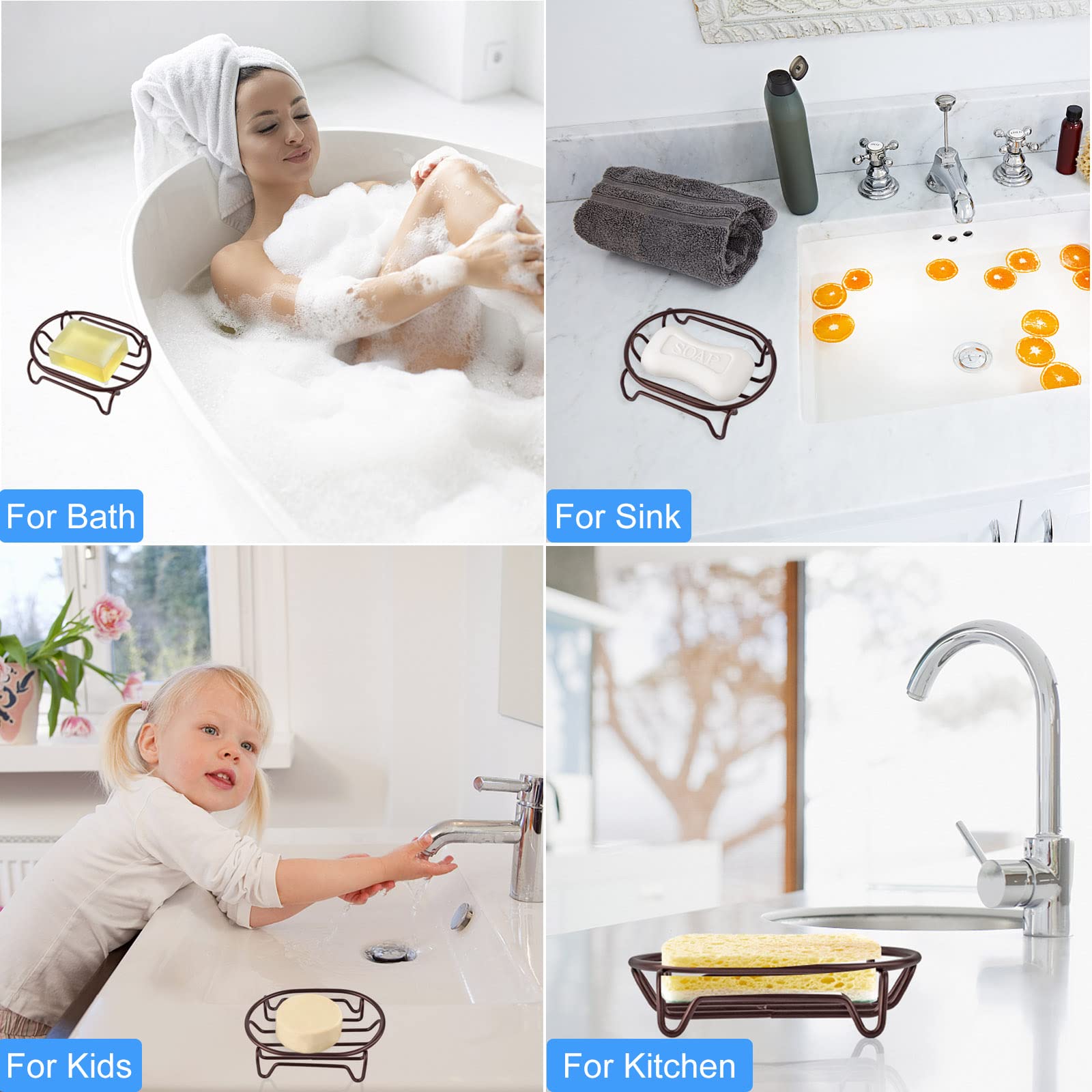 Soap Dish for Shower Bathroom Bar Soap Holder