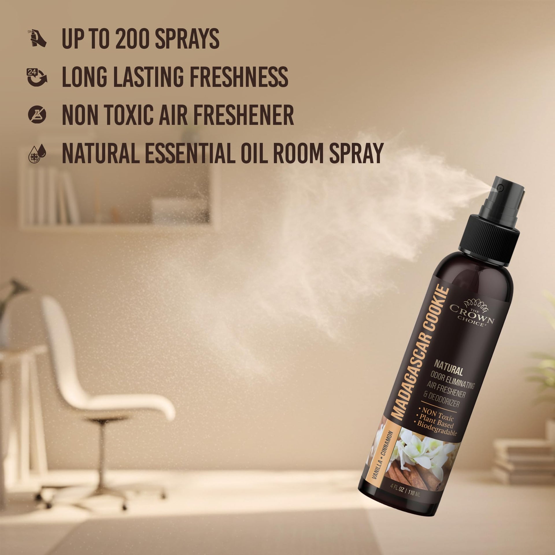 Non Toxic Odor Eliminator (4.01 Fl Oz)