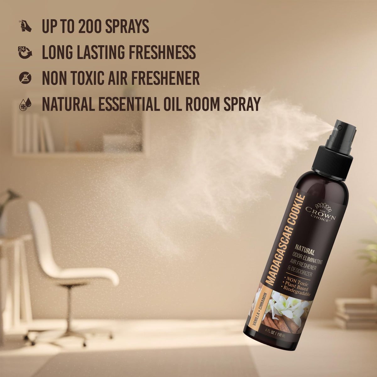 Non Toxic Odor Eliminator (4.01 Fl Oz)