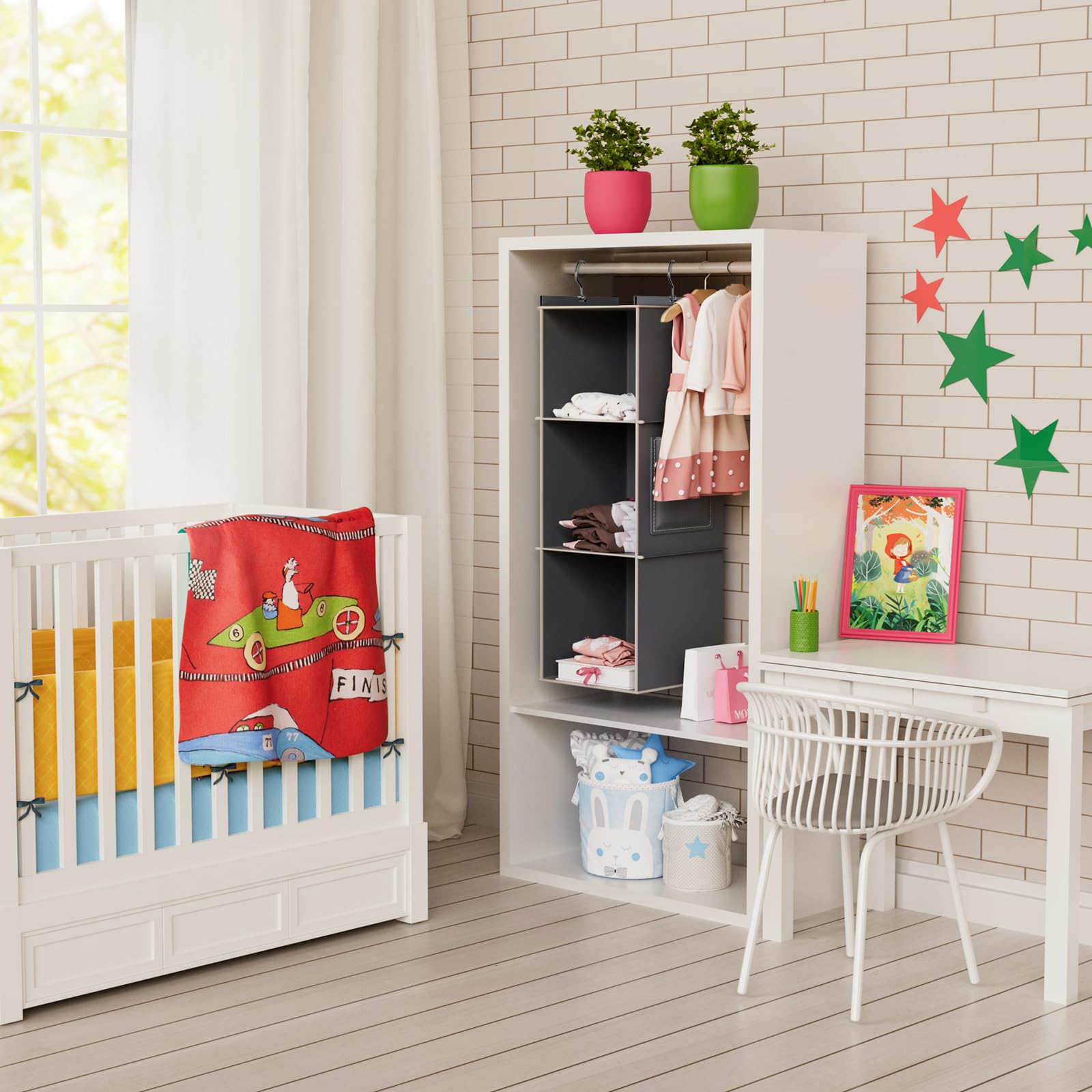 Hanging Closet Organizer and Storage for Clothes