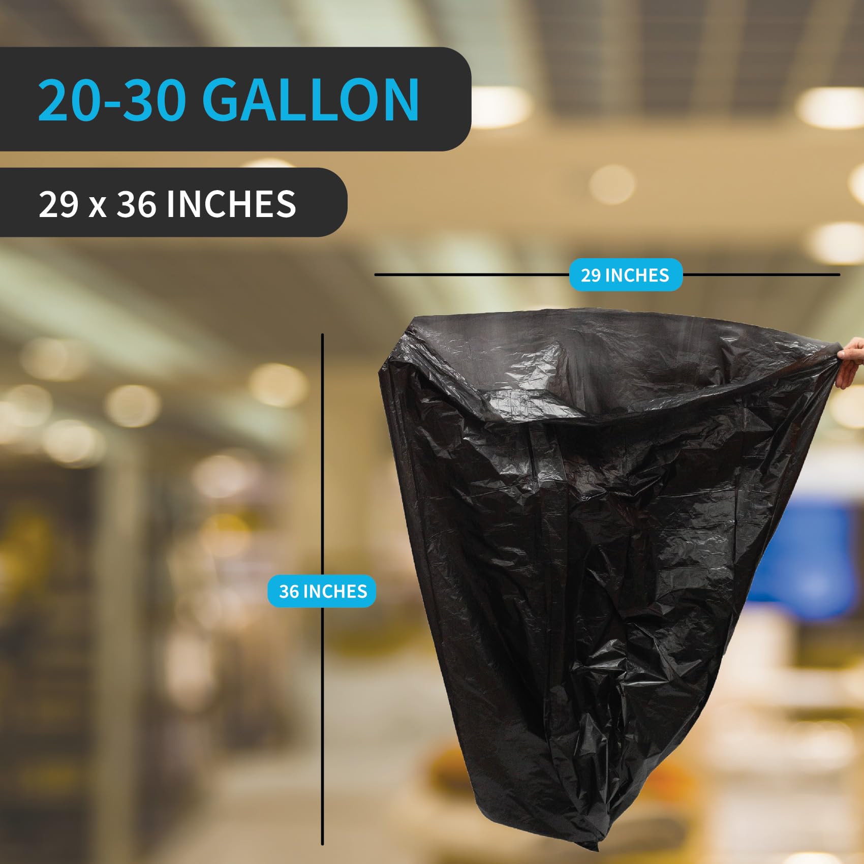 Black Trash Bag