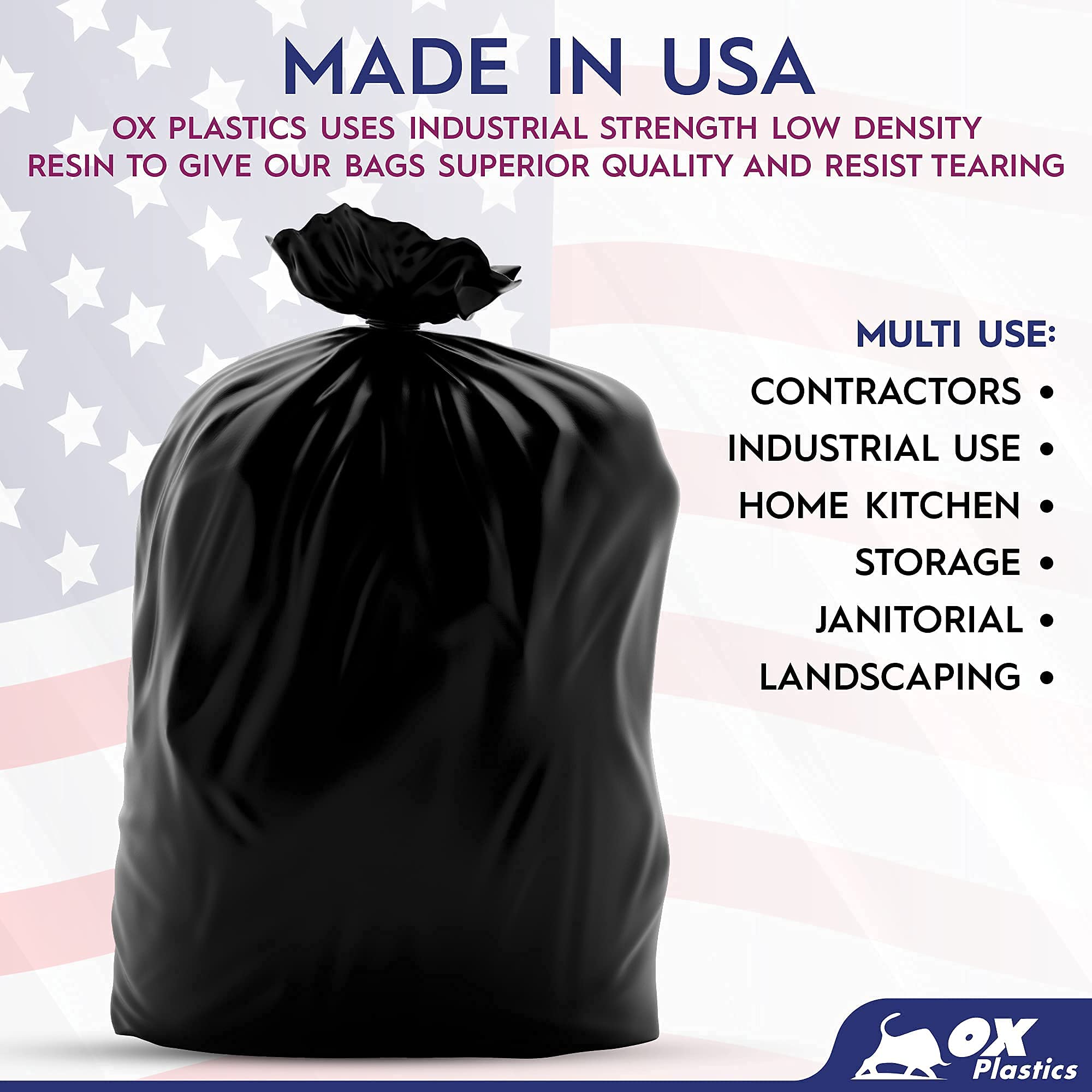 Black Trash Bags (100 Count)