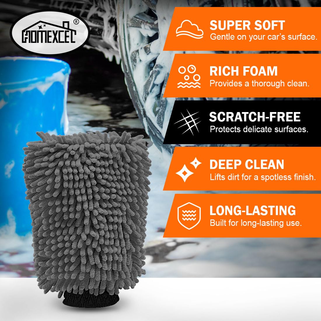 Car Wash Mitt (2 Count)