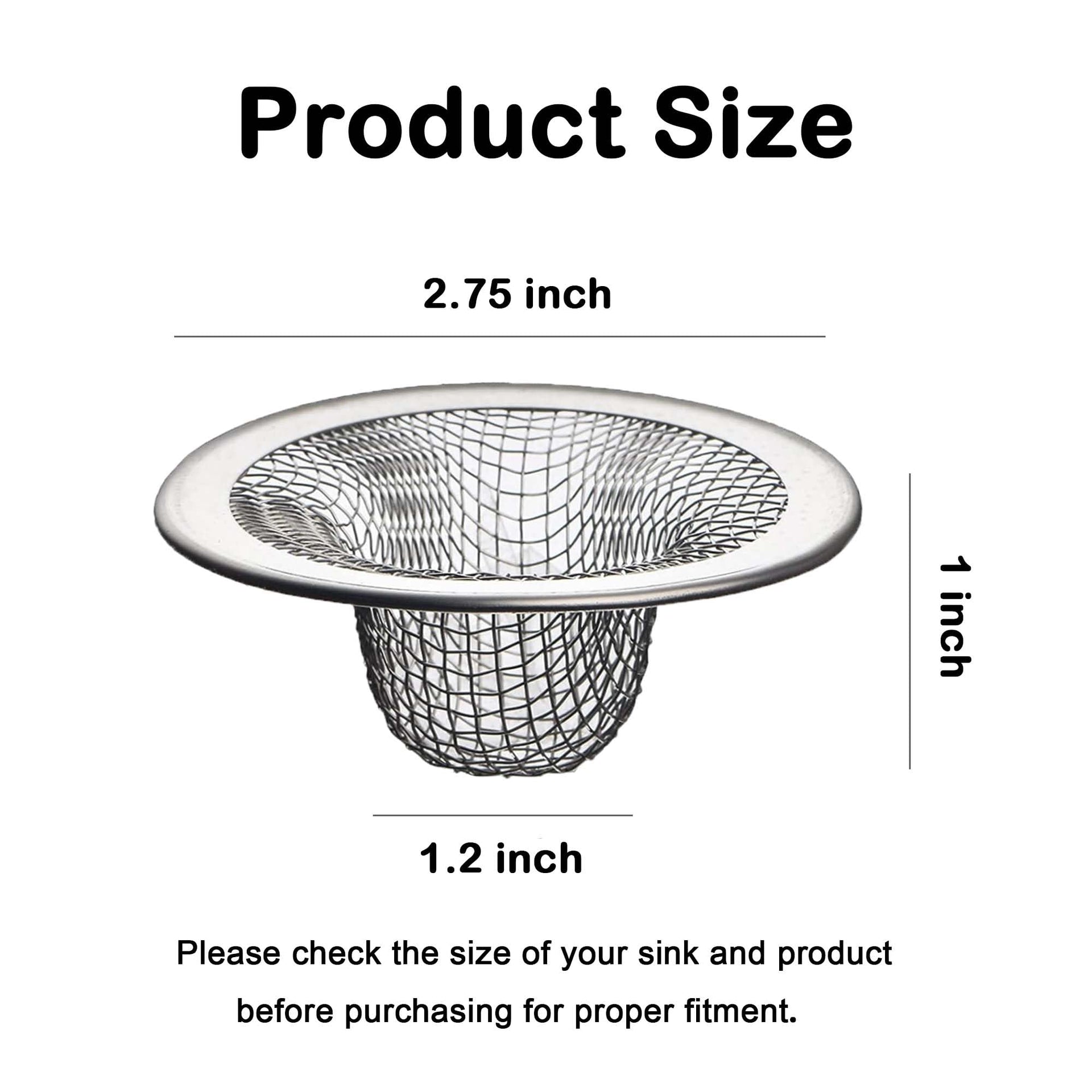 20Pcs Bathroom Sink Drain Strainer Screen Mesh