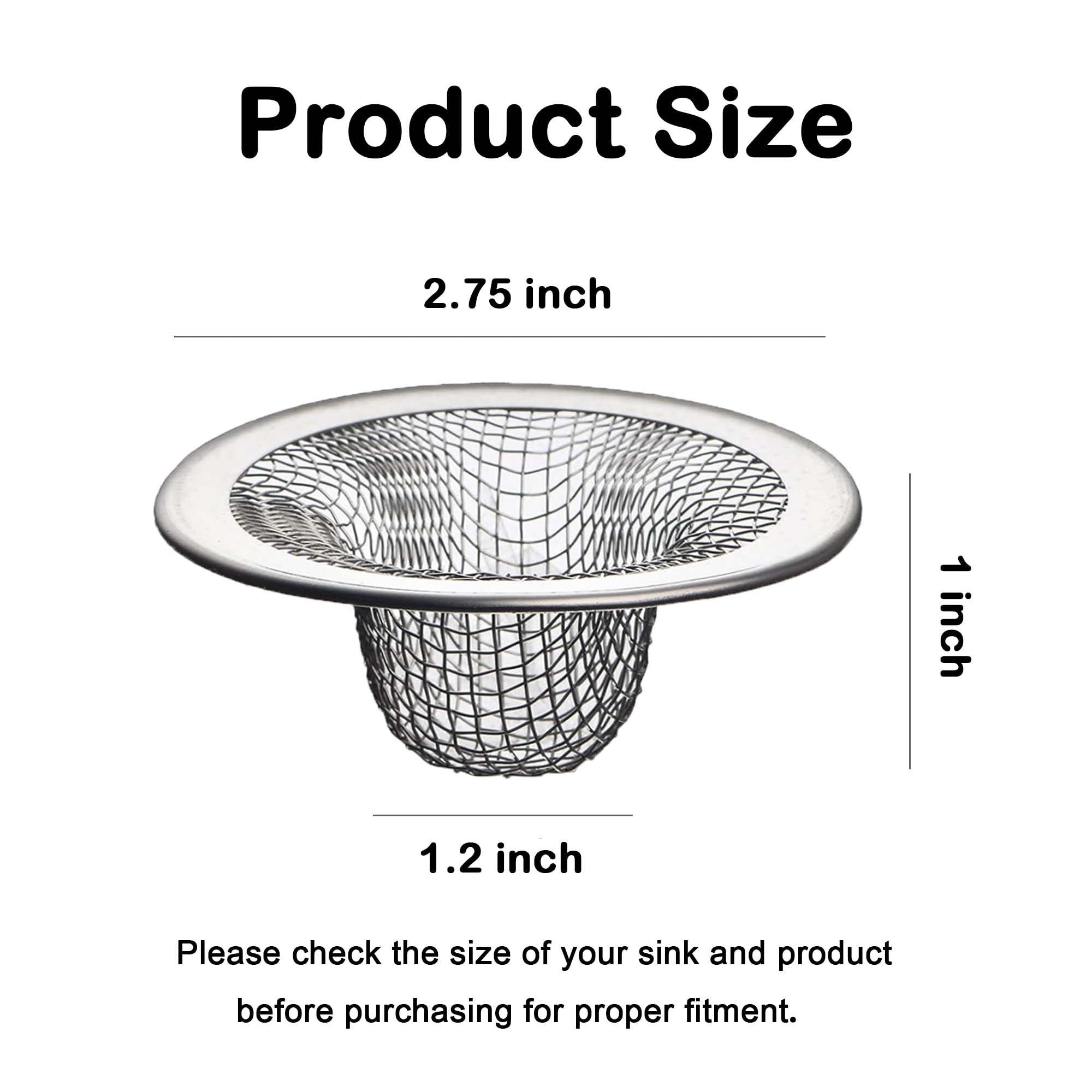 20Pcs Bathroom Sink Drain Strainer Screen Mesh