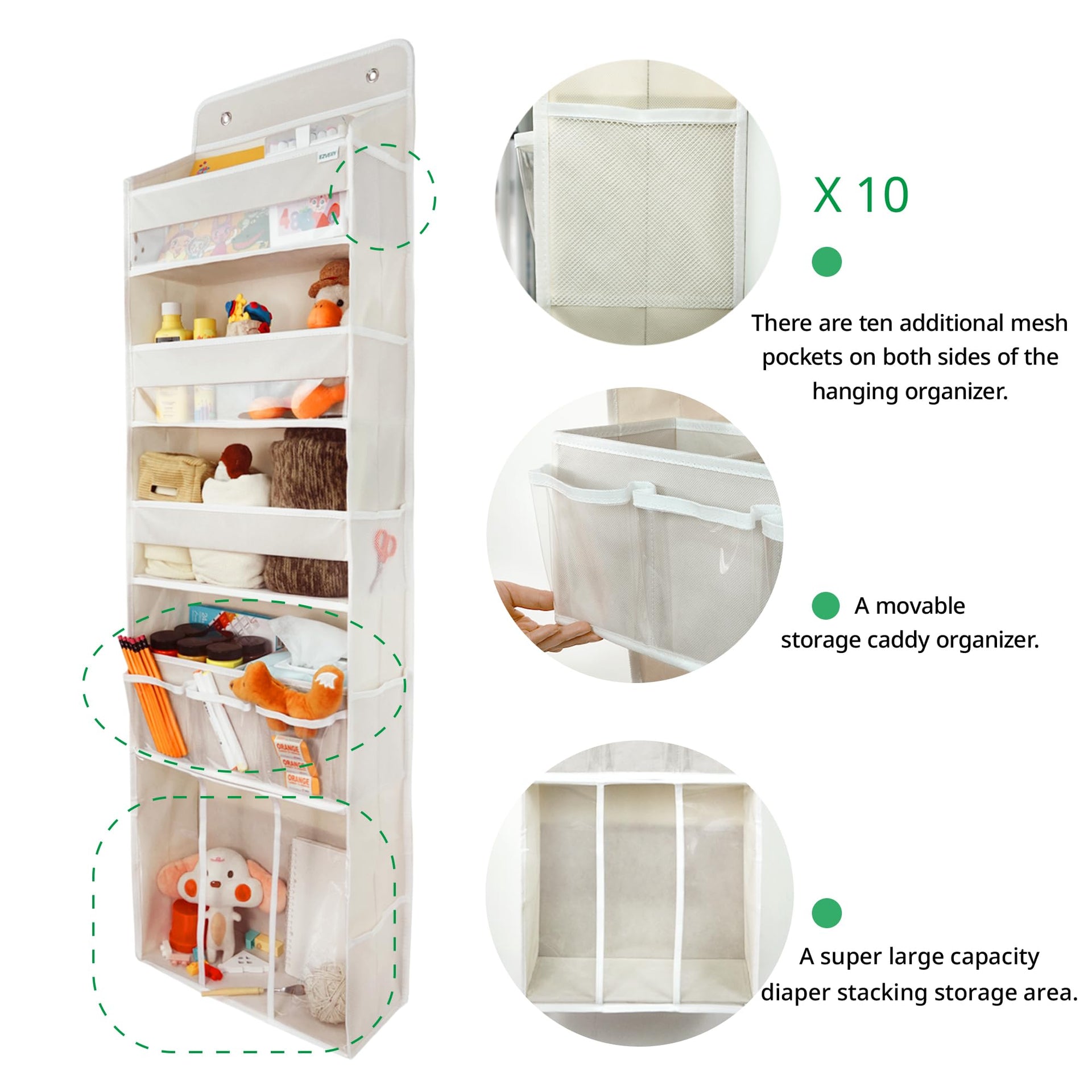 Door Hanging Storage Organizer