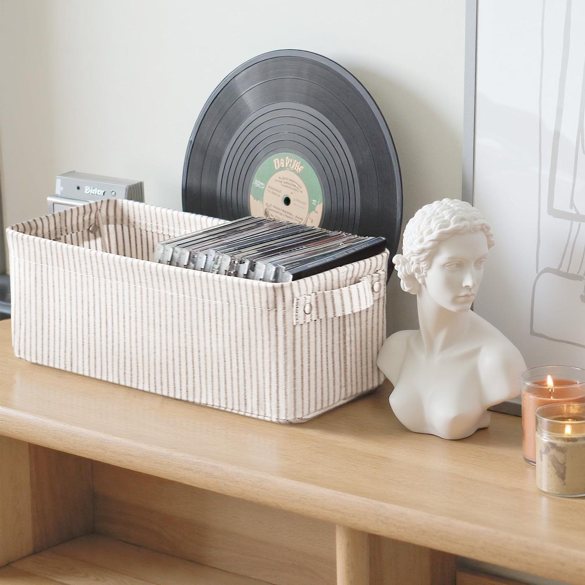 Fabric Narrow Storage Bins (2 Count)