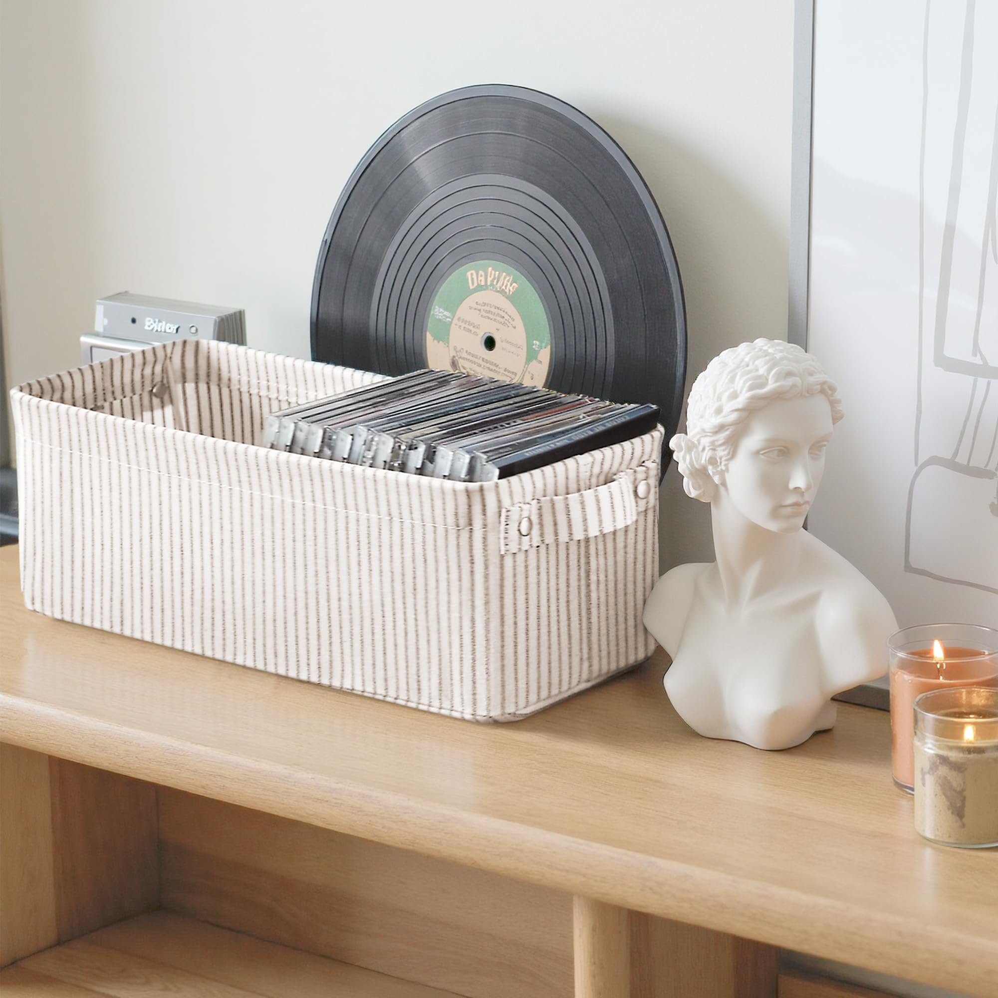 Fabric Narrow Storage Bins (2 Count)