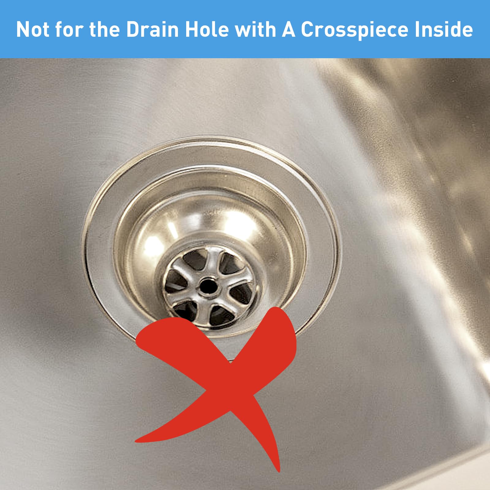 2PCS Bathroom Sink Drain Strainers (2 Count)