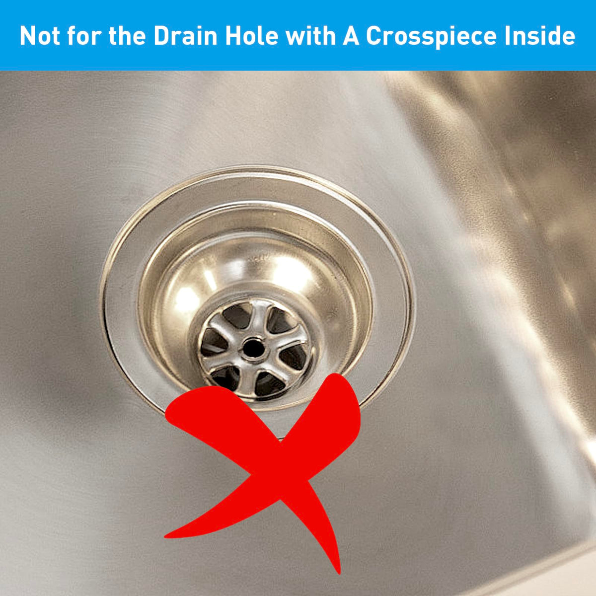 2PCS Bathroom Sink Drain Strainers (2 Count)