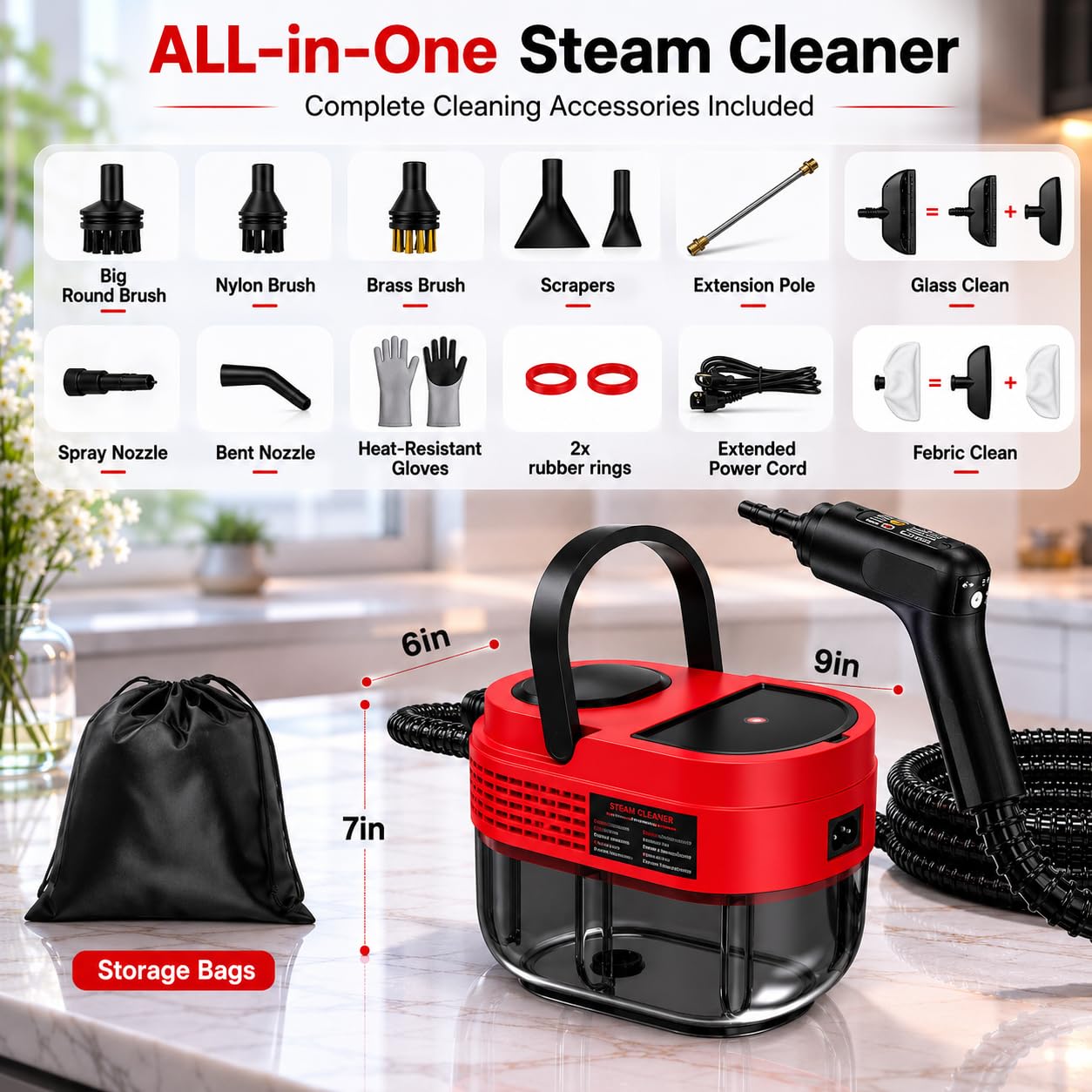 Handheld Steam Cleaner for Home
