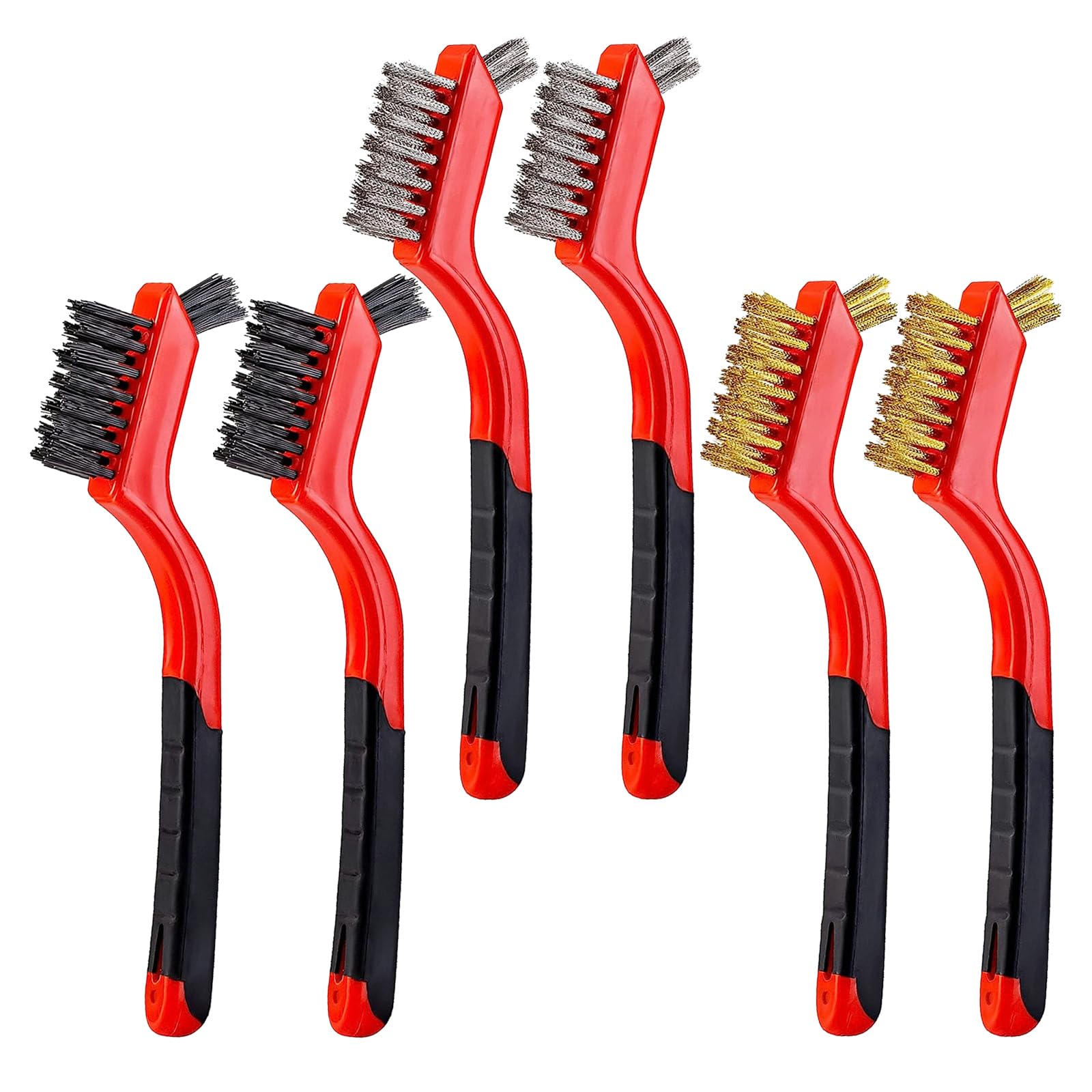 6Pcs Mini Wire Brush Set
