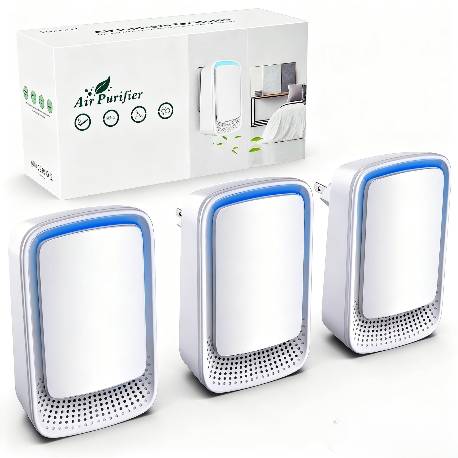 Air Ionizers for Home (3 Count)