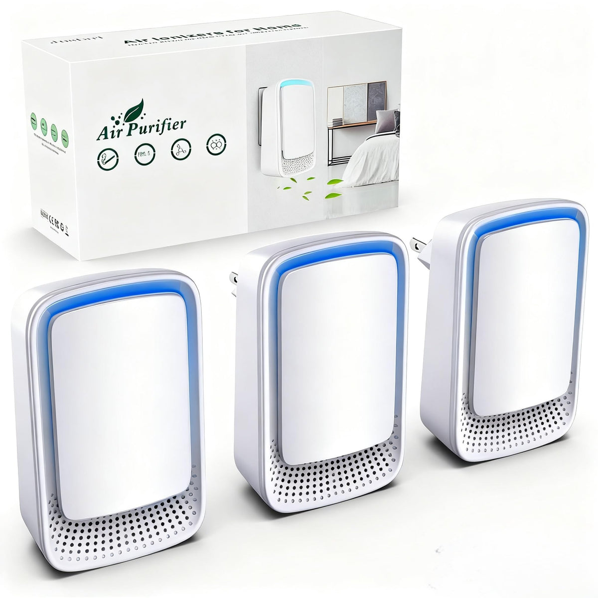 Air Ionizers for Home (3 Count)