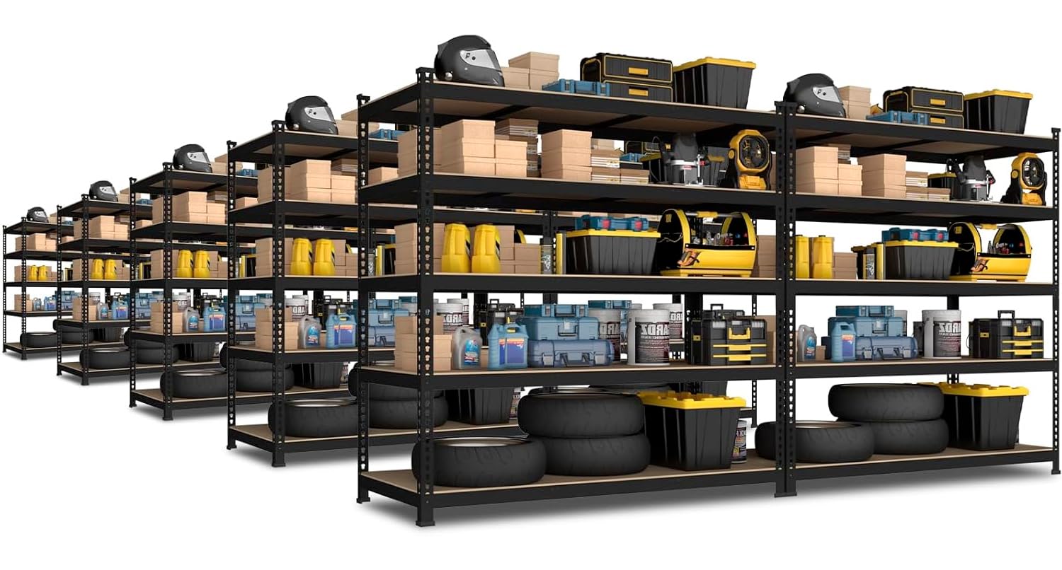 47"W x 18"D x 72"H Garage Storage Shelves (10 Count)