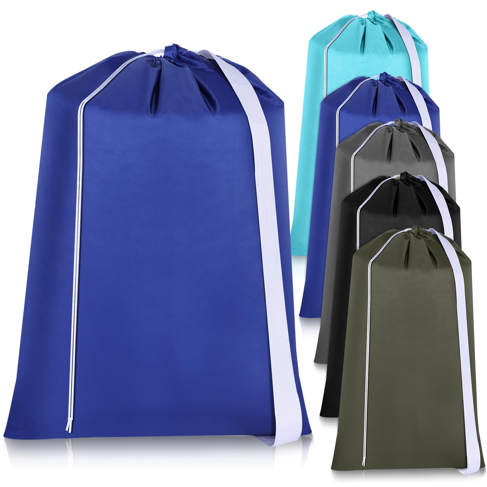 10 Pcs Nylon Extra Large Laundry Bag (10 Count)
