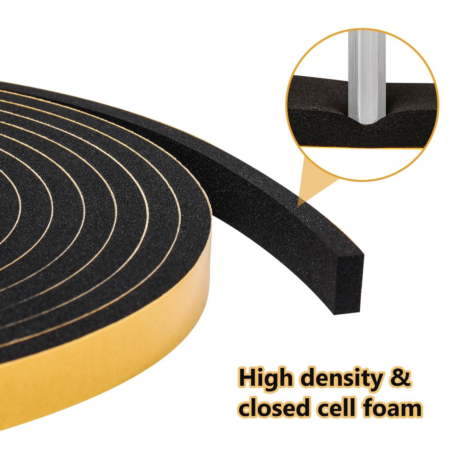 Black Weather Stripping Door Seal Strip