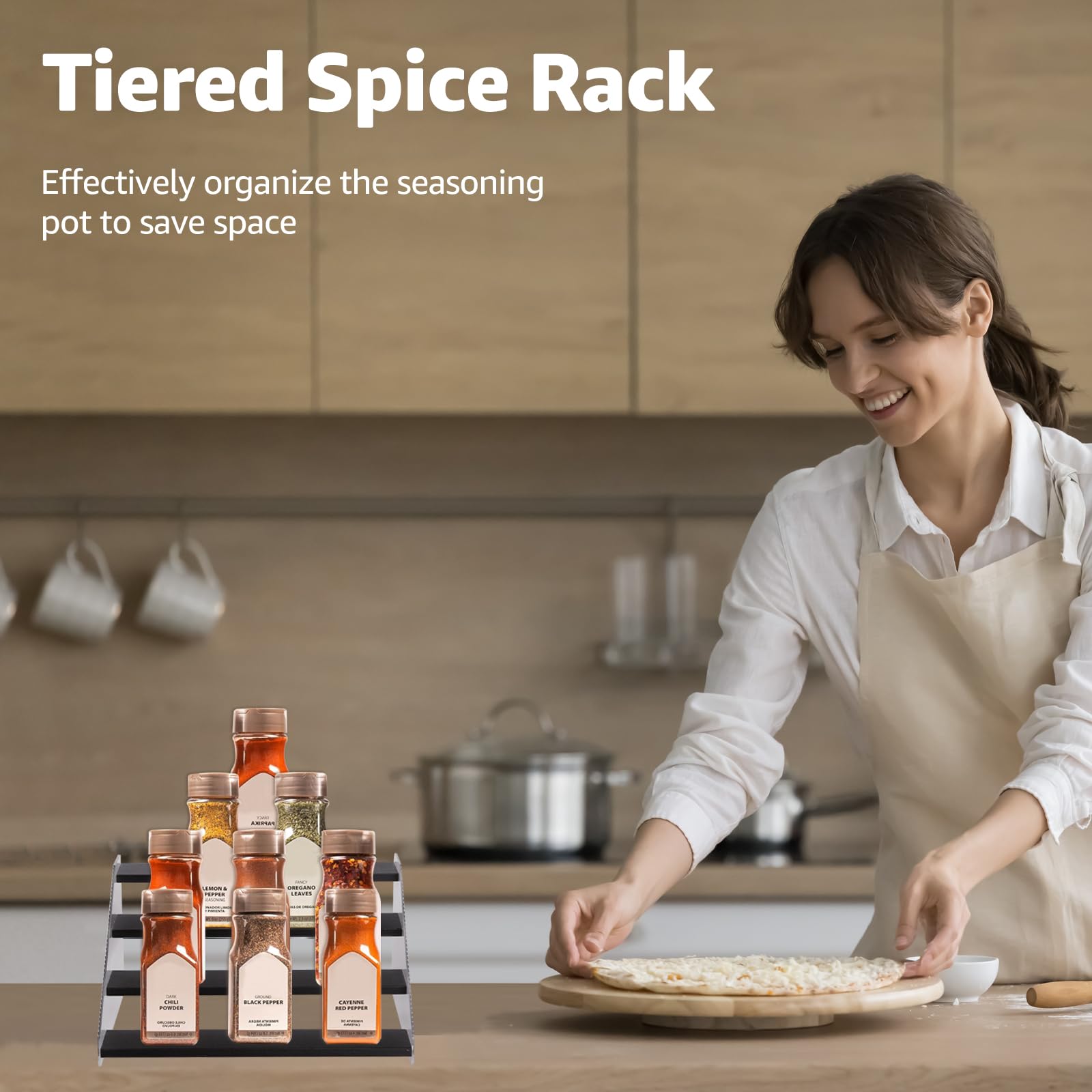 Tiered Spice Rack