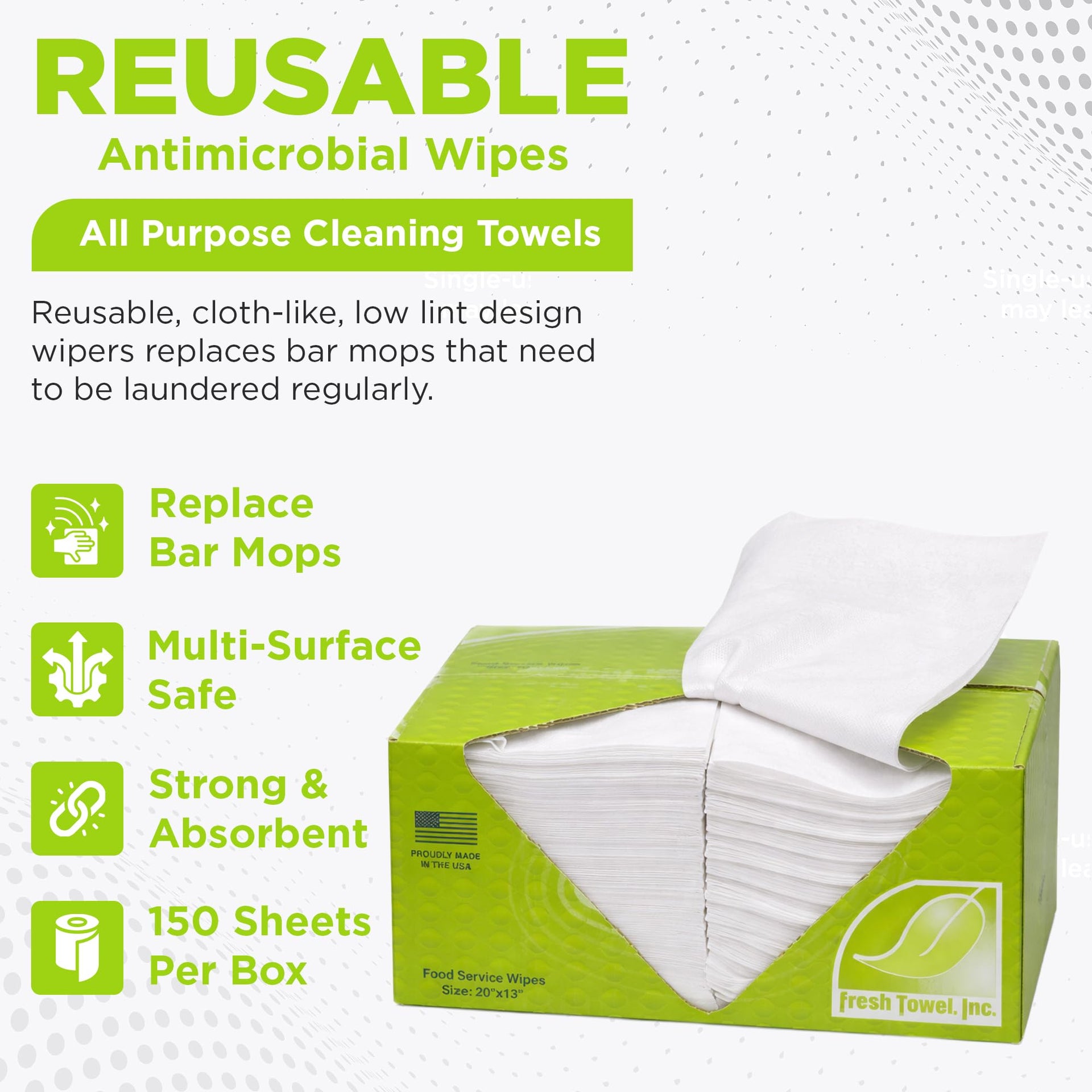 Fresh Towel Foodservice Wipes (150 Count)