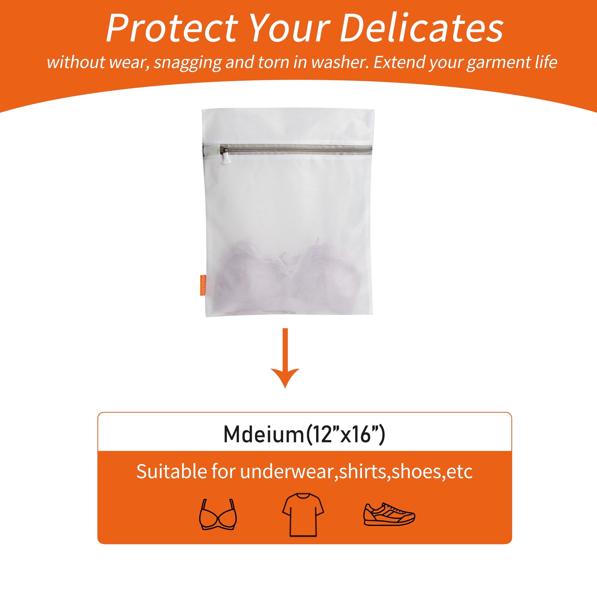 Mesh Laundry Bags 3 Pack (3 Count)