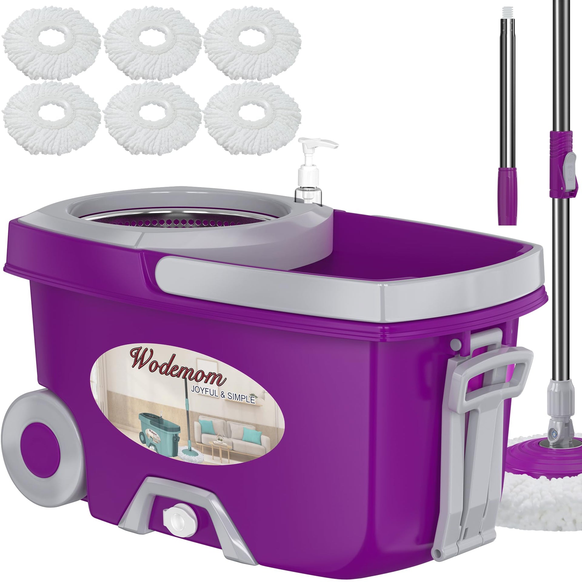 Traditional Large Spin Mop and Bucket (112 Ounce)