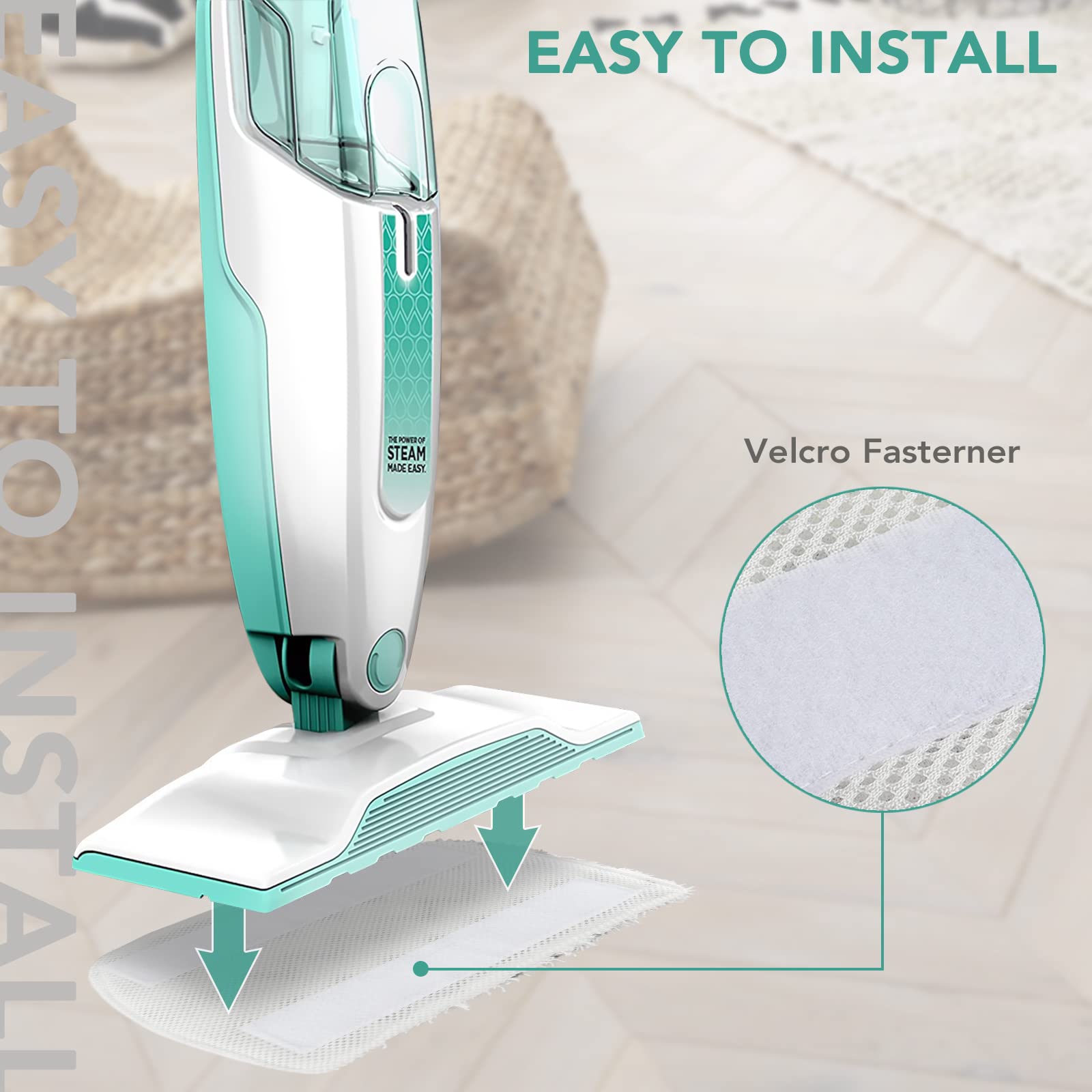 S1000 S2001 Steam Mop Replacement Pads for Shark Steam Mop S1000 S1000A S1000C S1000WM S10001C S1200 & S2001 SteamSpot Steam Mop