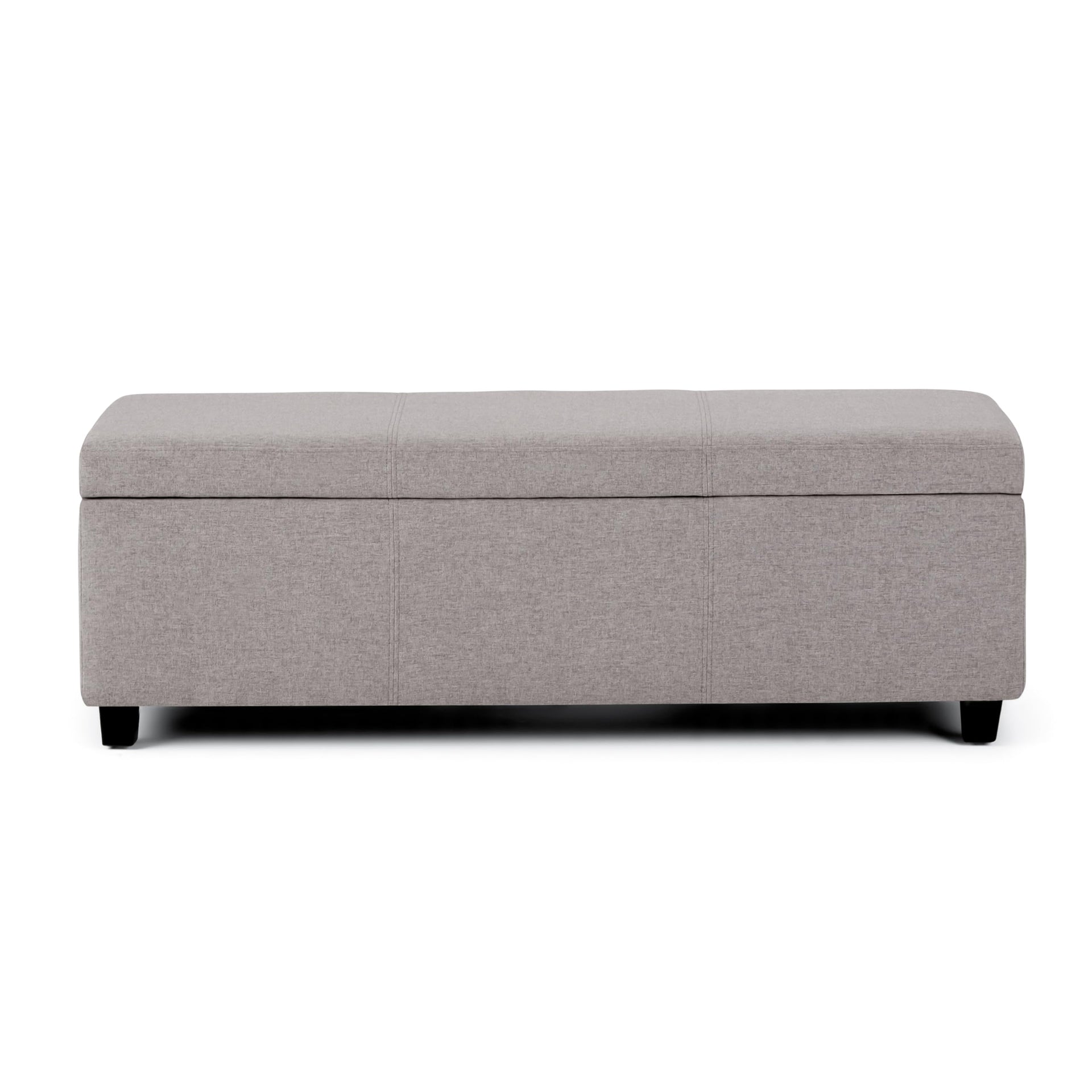 Avalon Banco contemporáneo tipo otomana rectangular con almacenamiento de 48 pulgadas de ancho