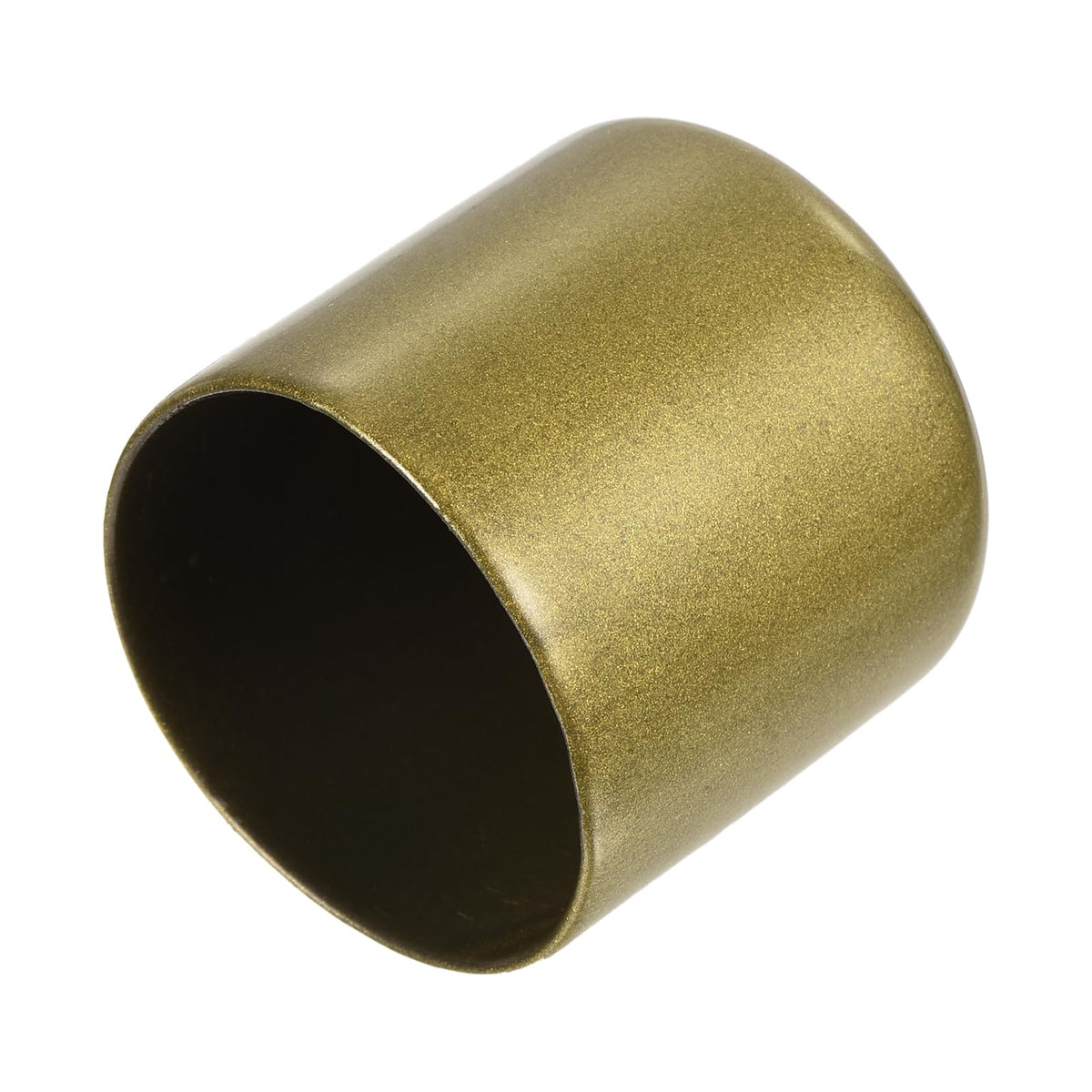 20pcs Rubber End Caps 40mm ID Vinyl Round Tube Bolt Cap Cover Thread Protectors Gold