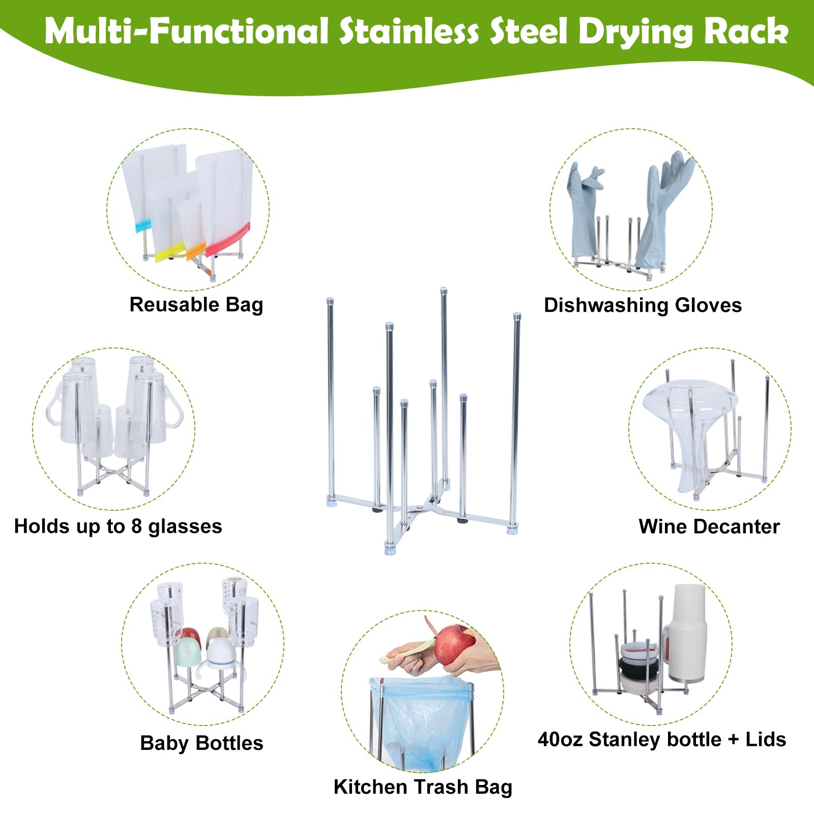 Plastic Bag Drying Holder