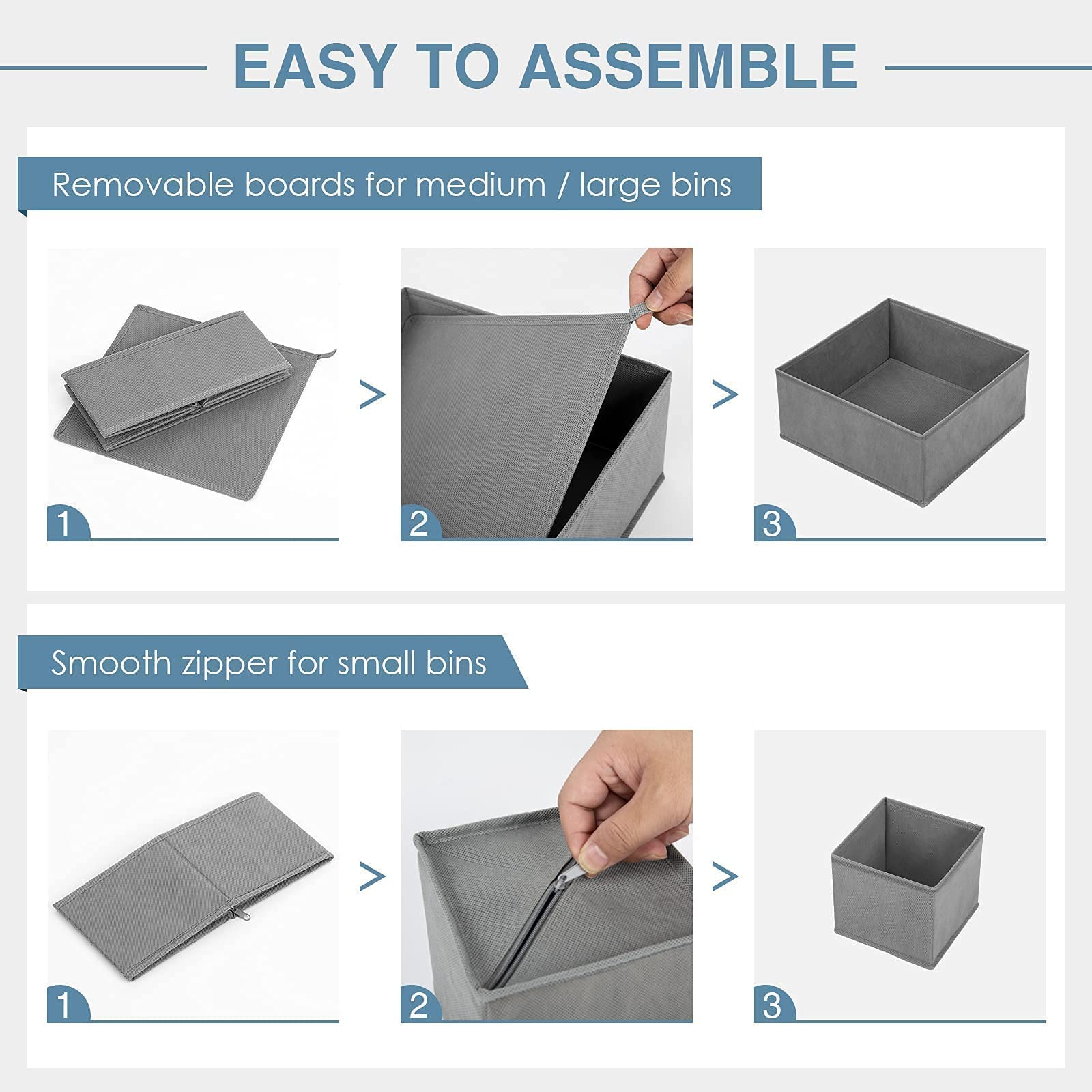 Drawer Organizer Clothes (8 Count)