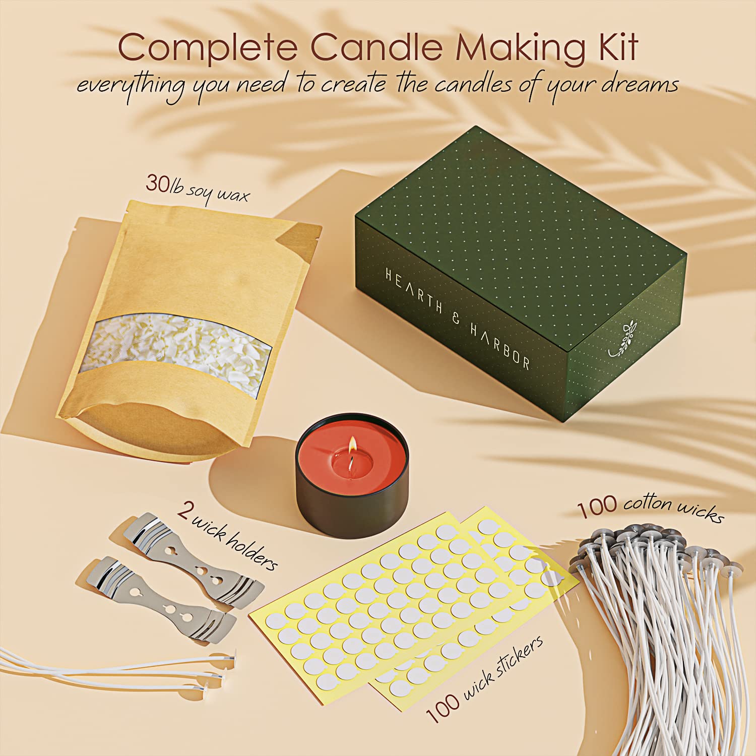 Organic Soy Candle Wax for Candle Making