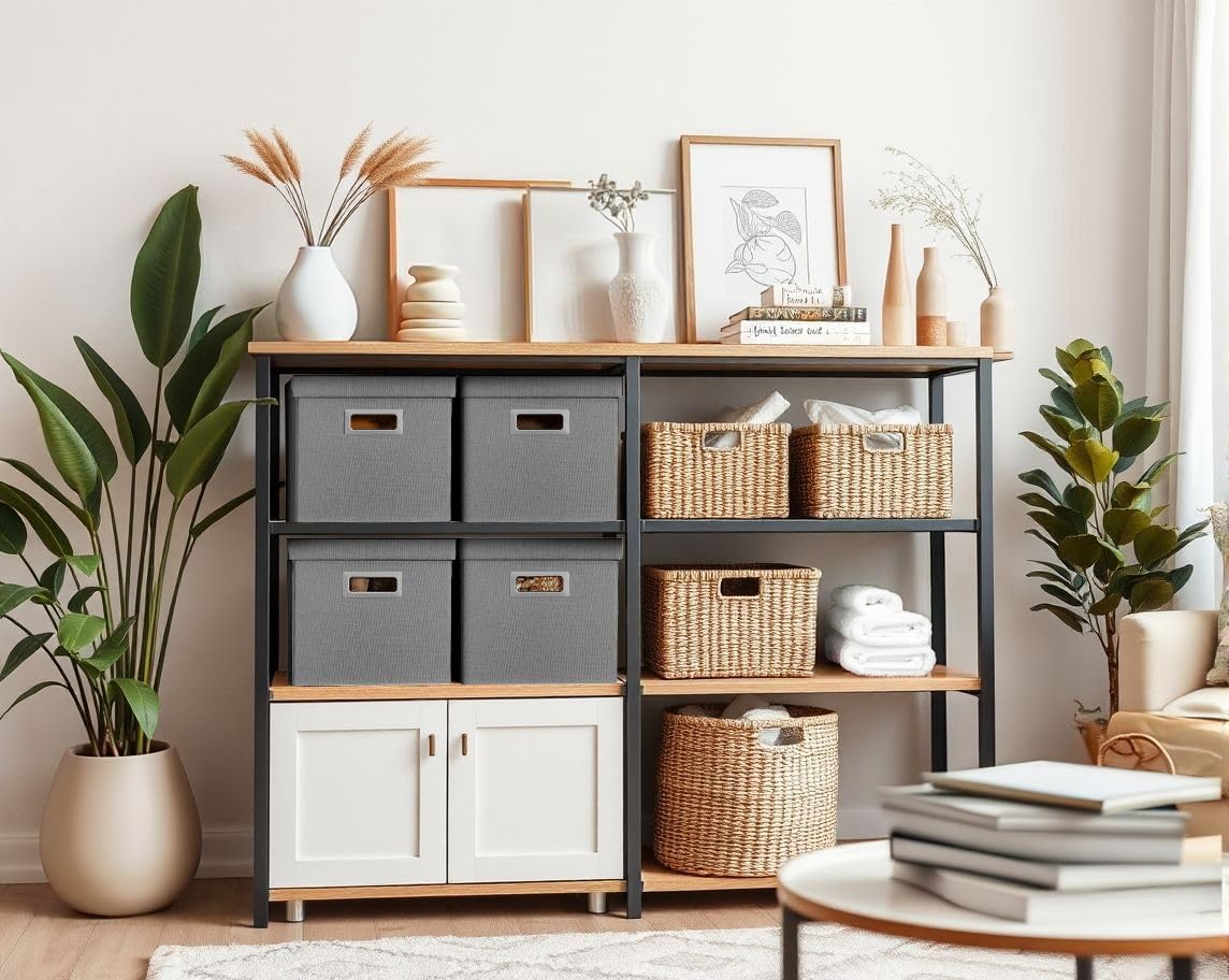 Storage Basket with Lids (3 Count)