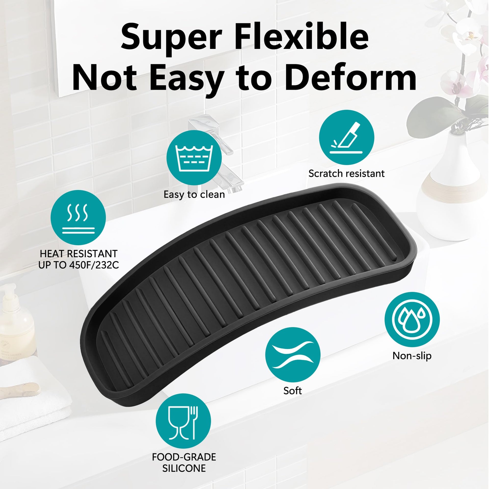 Silicone Sponge Holder for Kitchen Sink