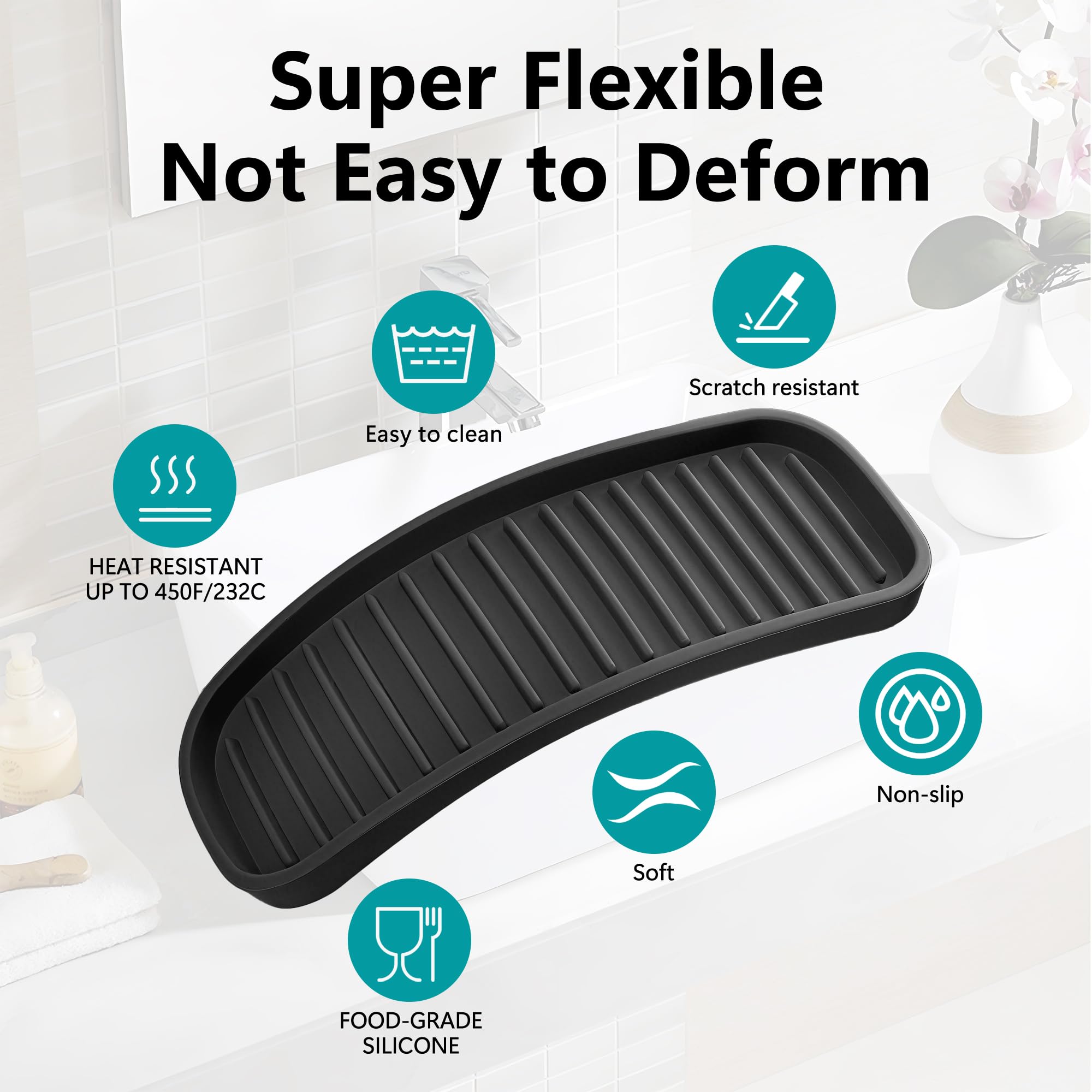 Silicone Sponge Holder for Kitchen Sink