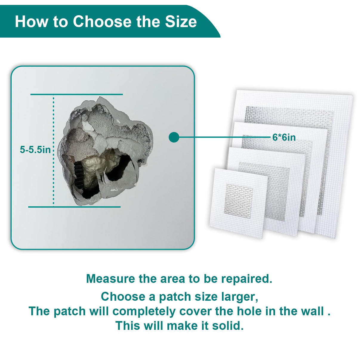 19 Pack Drywall Repair Kit for Large Holes