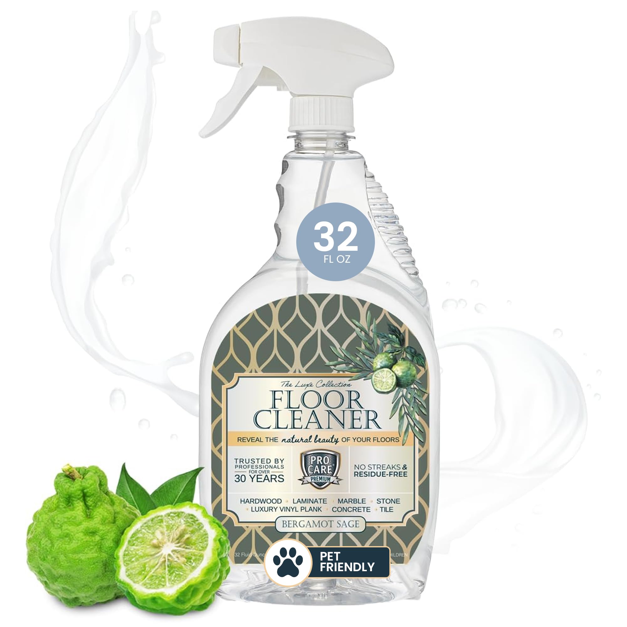 Bergamot Sage Floor Cleaner (32 Fl Oz)