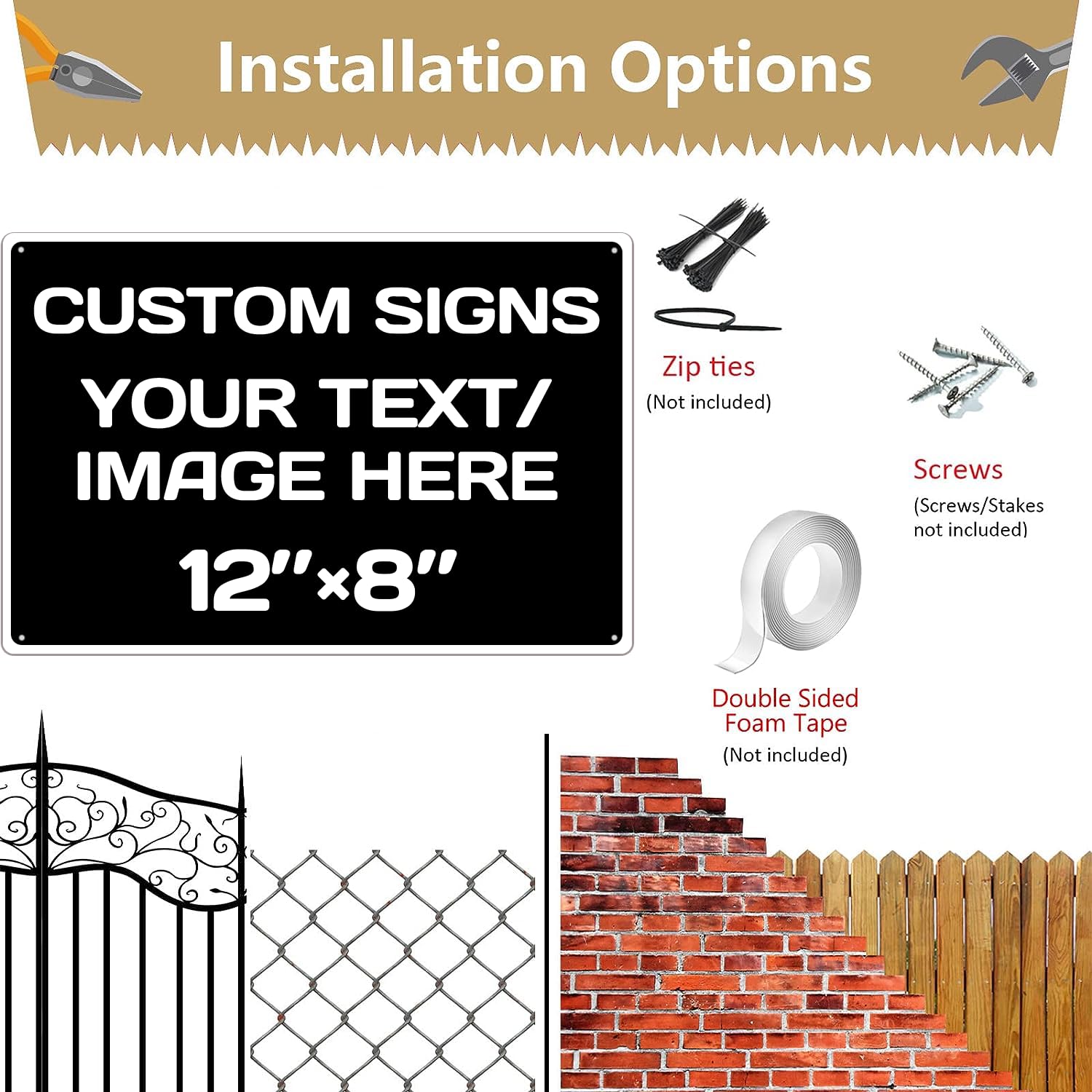 customizable sign