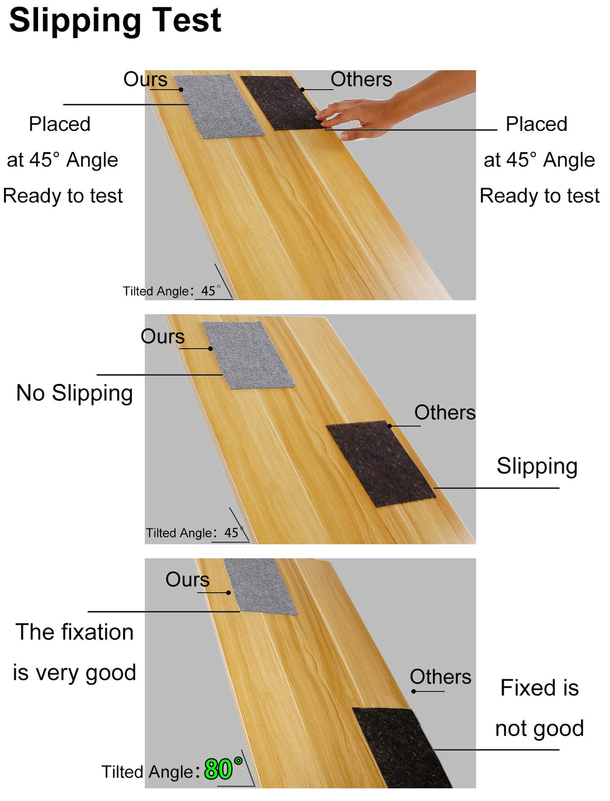 Non Slip Rug Pad Grippers (80 Sq Ft)