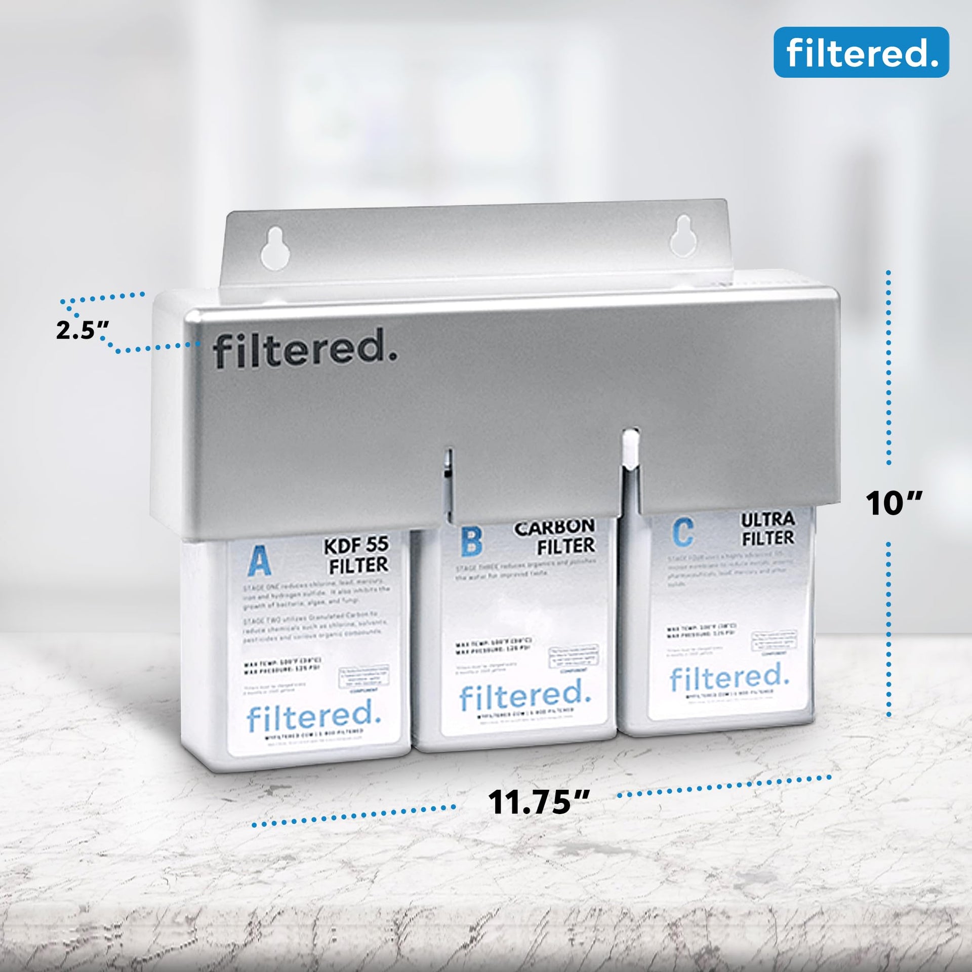 Inline Water Filter for Refrigerators & Ice Makers
