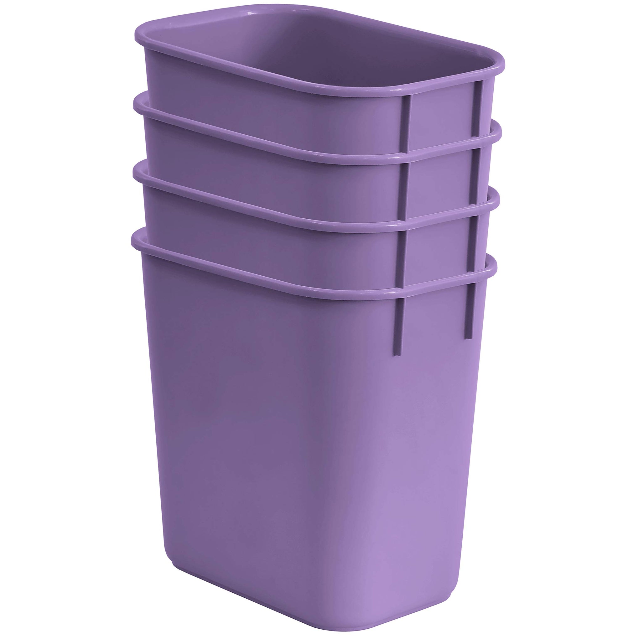 Wastebasket Deskside Bin (4 Count)