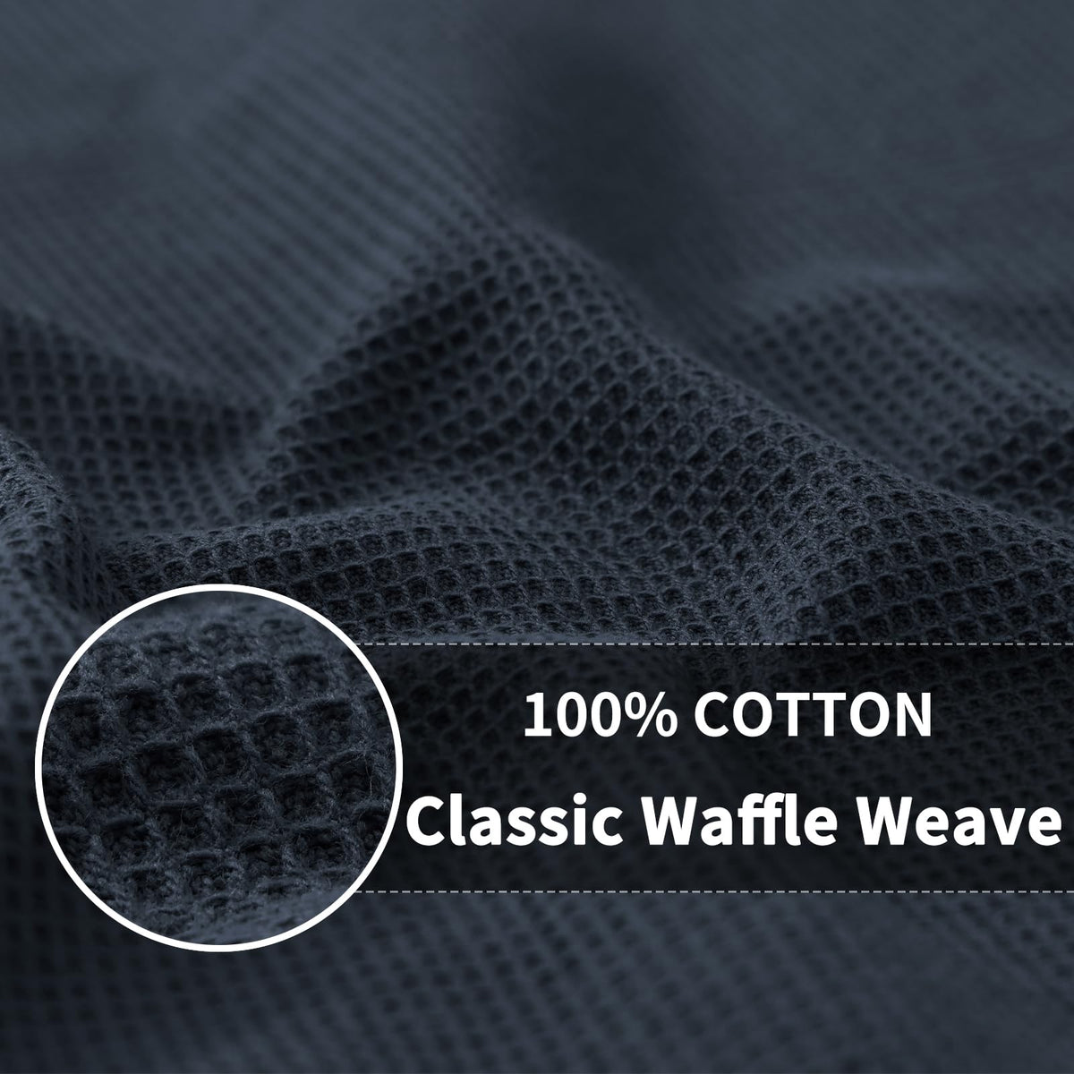 100% Cotton Waffle Weave Kitchen Towels (4 Count)